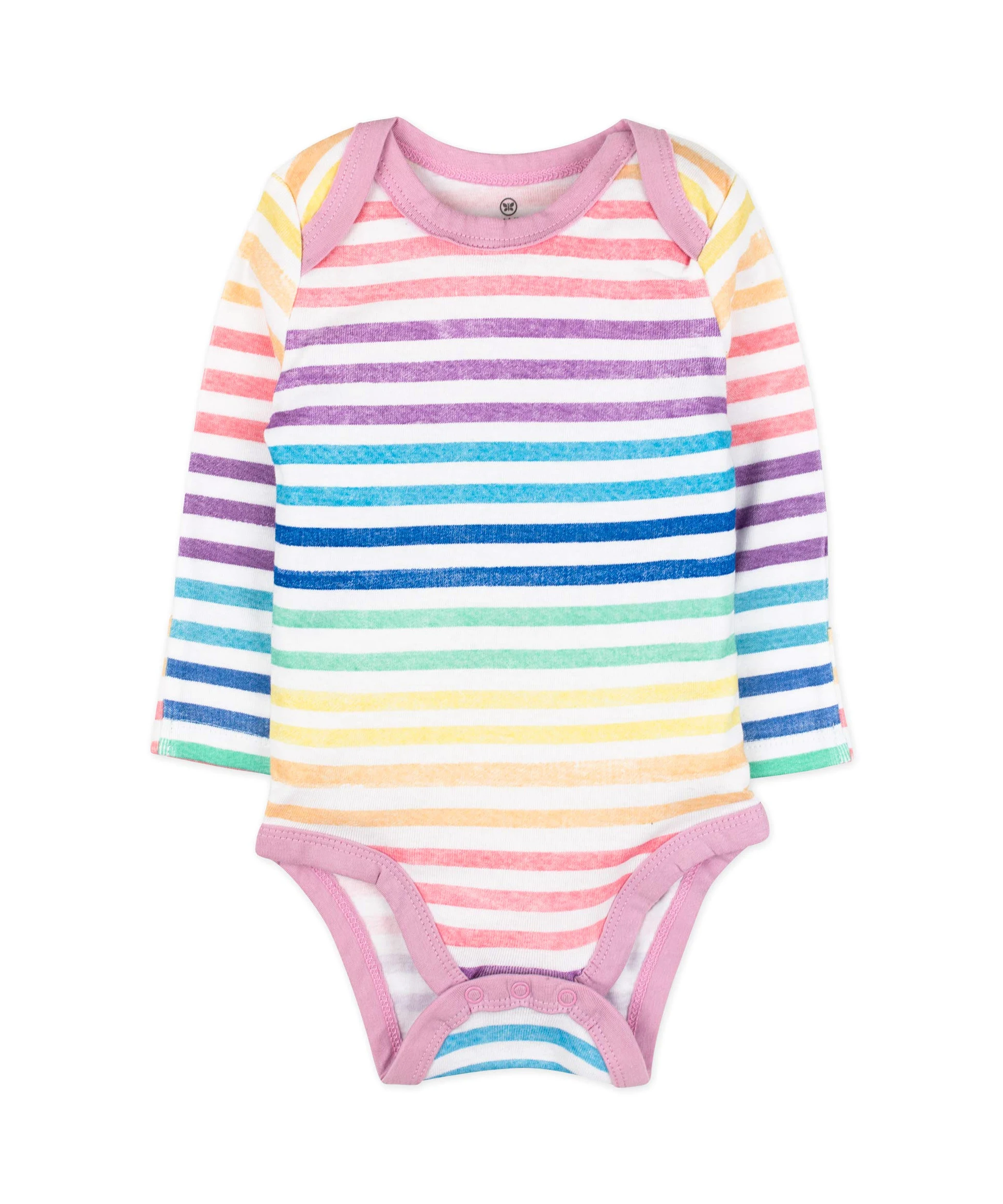 HonestBaby - Bodies de manga larga para bebé niña, 100% algodón orgánico para bebé niña conjunto de camisetas unisex para niños pequeños, flores de rosa 0-3 meses (paquete de 5), flor de