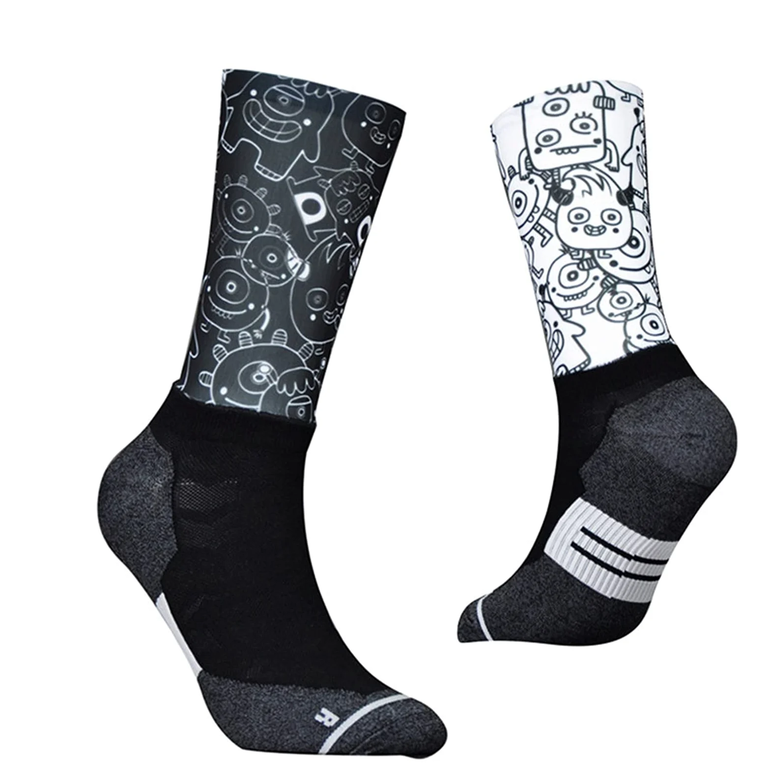Antideslizante profesional calcetines de bicicleta de bicicleta de compresión de bicicleta calcetines deportivos hombres y mujeres calcetines deportivos calcetines de ciclismo de carreras calcetines d