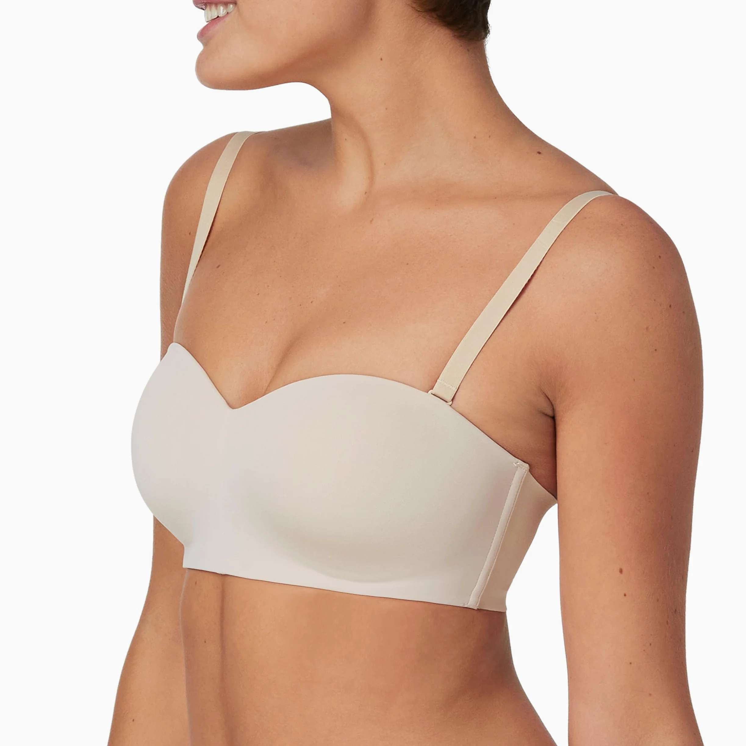 Maidenform Tailored Strapless Wire Free Bra Sujetador, Opaco para Mujer