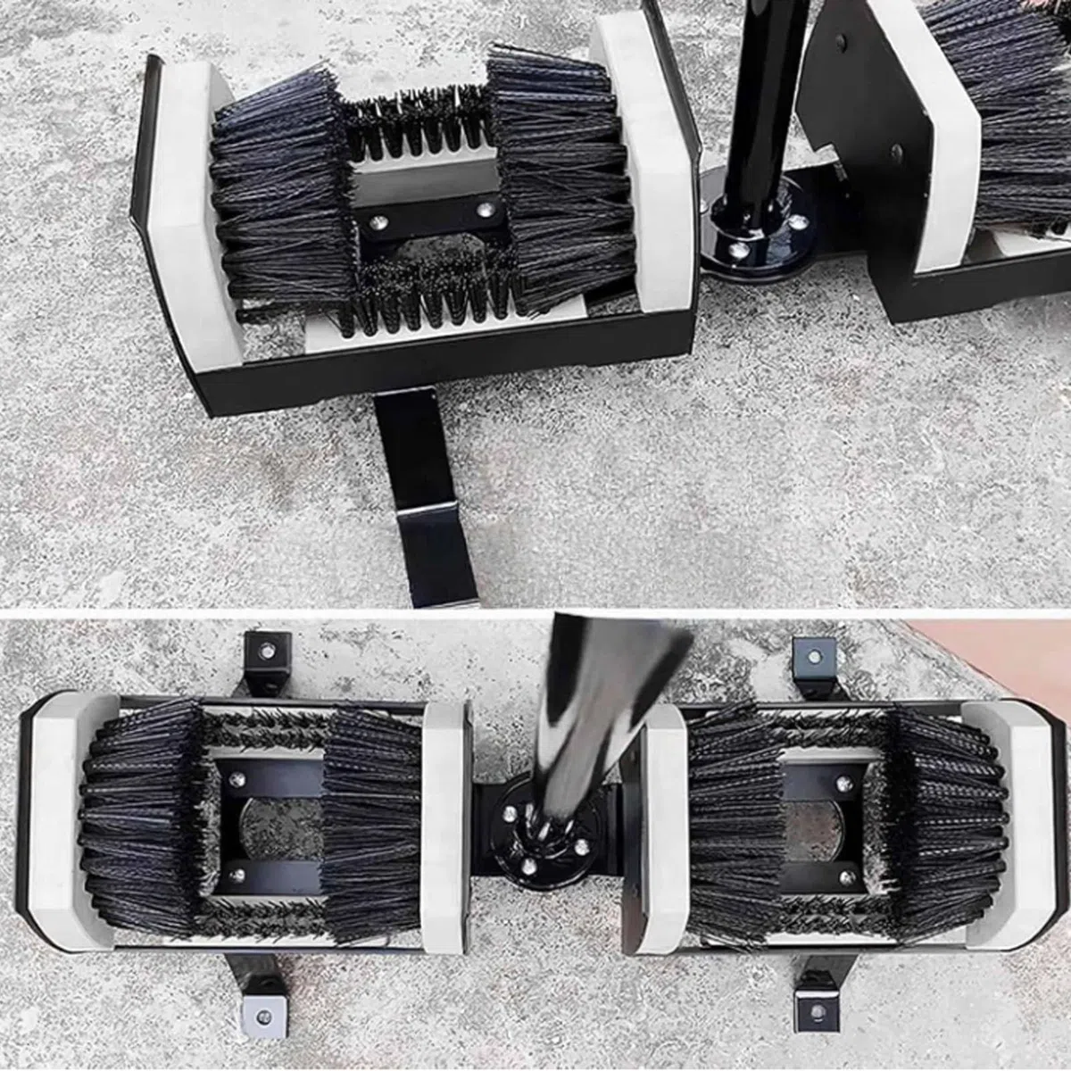Cepillo de doble cara para botas de exterior, herramienta de limpieza resistente para botas de trabajo fangoso y senderismo