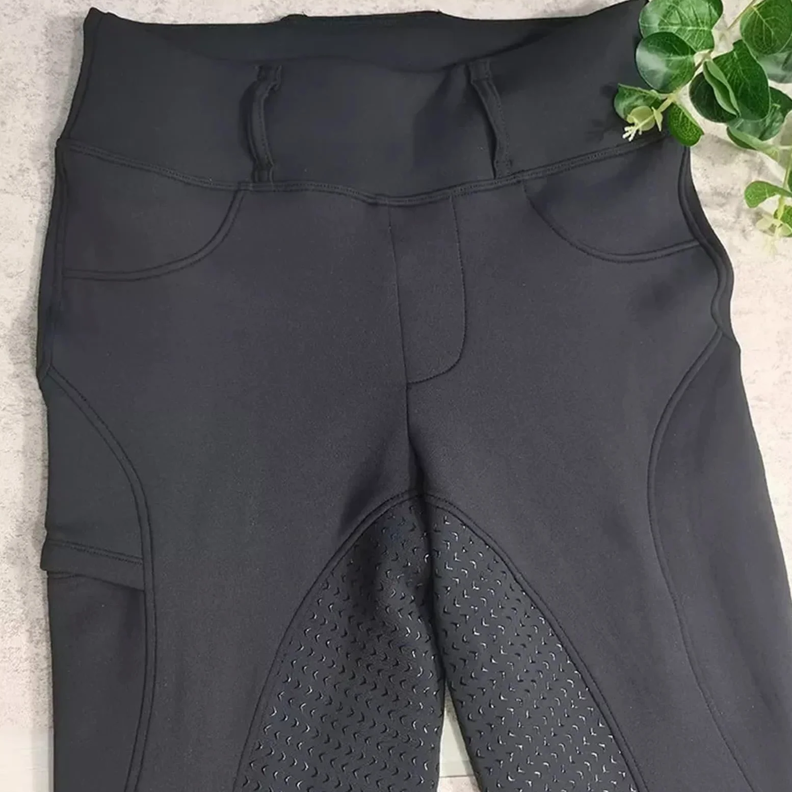 Mallas De EquitacióN Pantalones deportivos de equitación con asiento completo for mujer, mallas ecuestres, ropa invierno