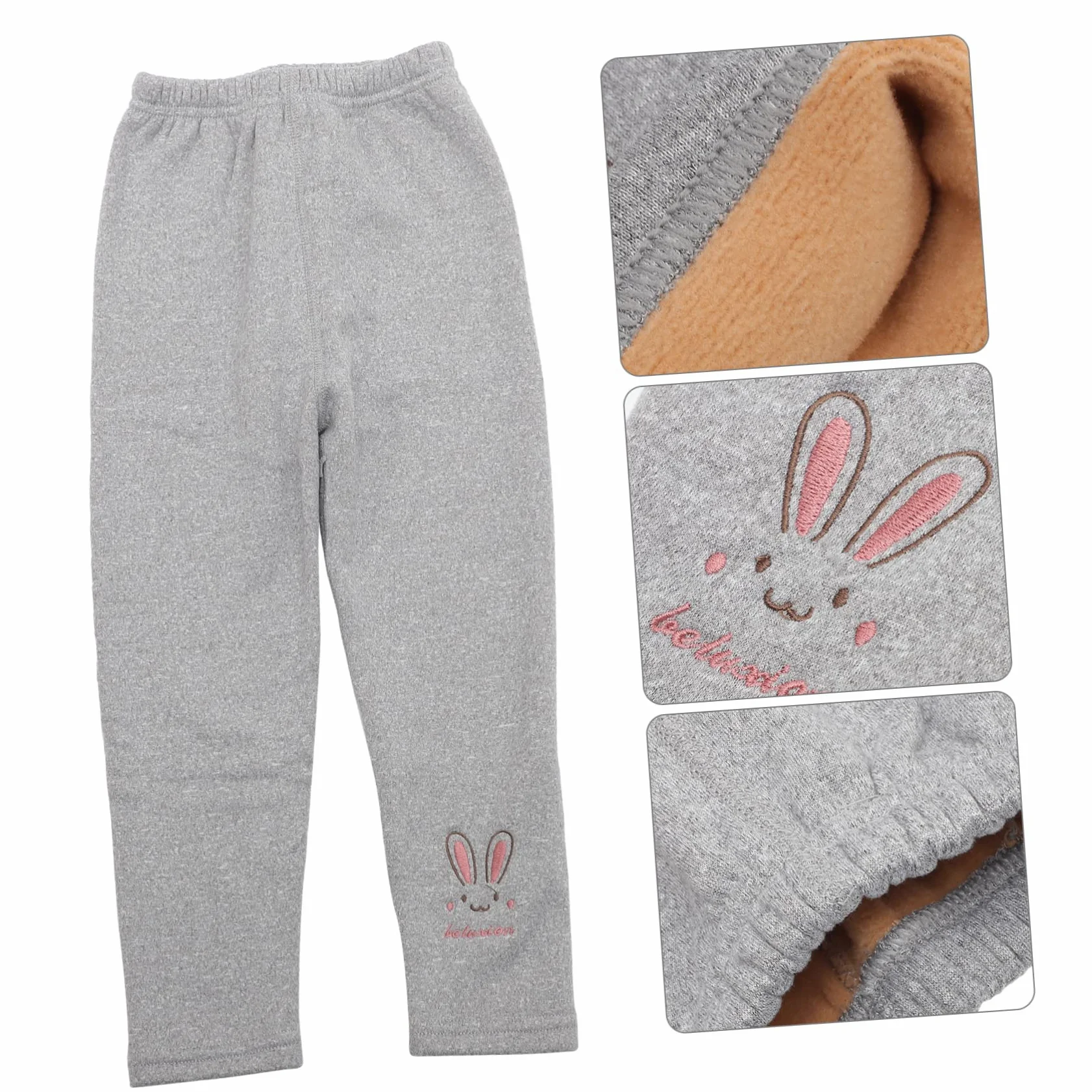 GALPADA 3 Piezas Polainas De Bebé Leggins Con Forro Polar Para Niños Leggins Con Forro Polar Niños Pantalones De Lana Para Niños Pequeños Algodón Pantalones De Una Pieza Niña Espesar