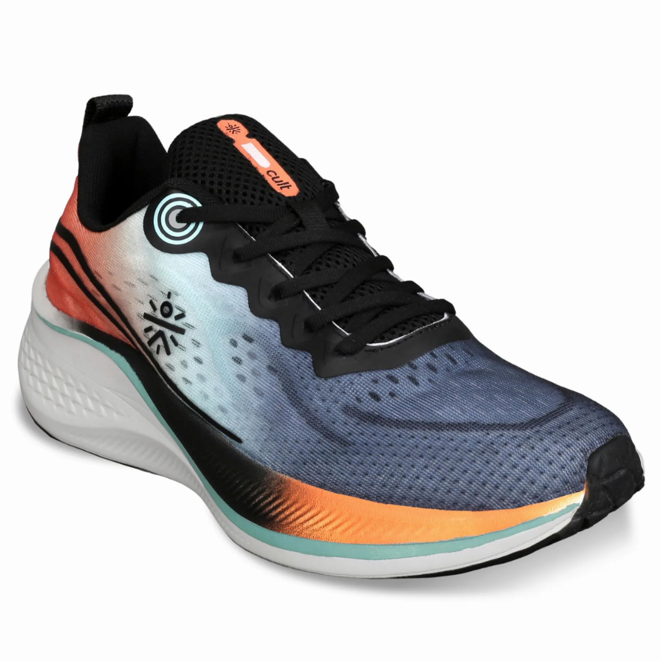 CULT Dynex - Tenis de correr para hombre, parte superior transpirable, comodidad acolchada, agarre antideslizante, ligeros para uso diario