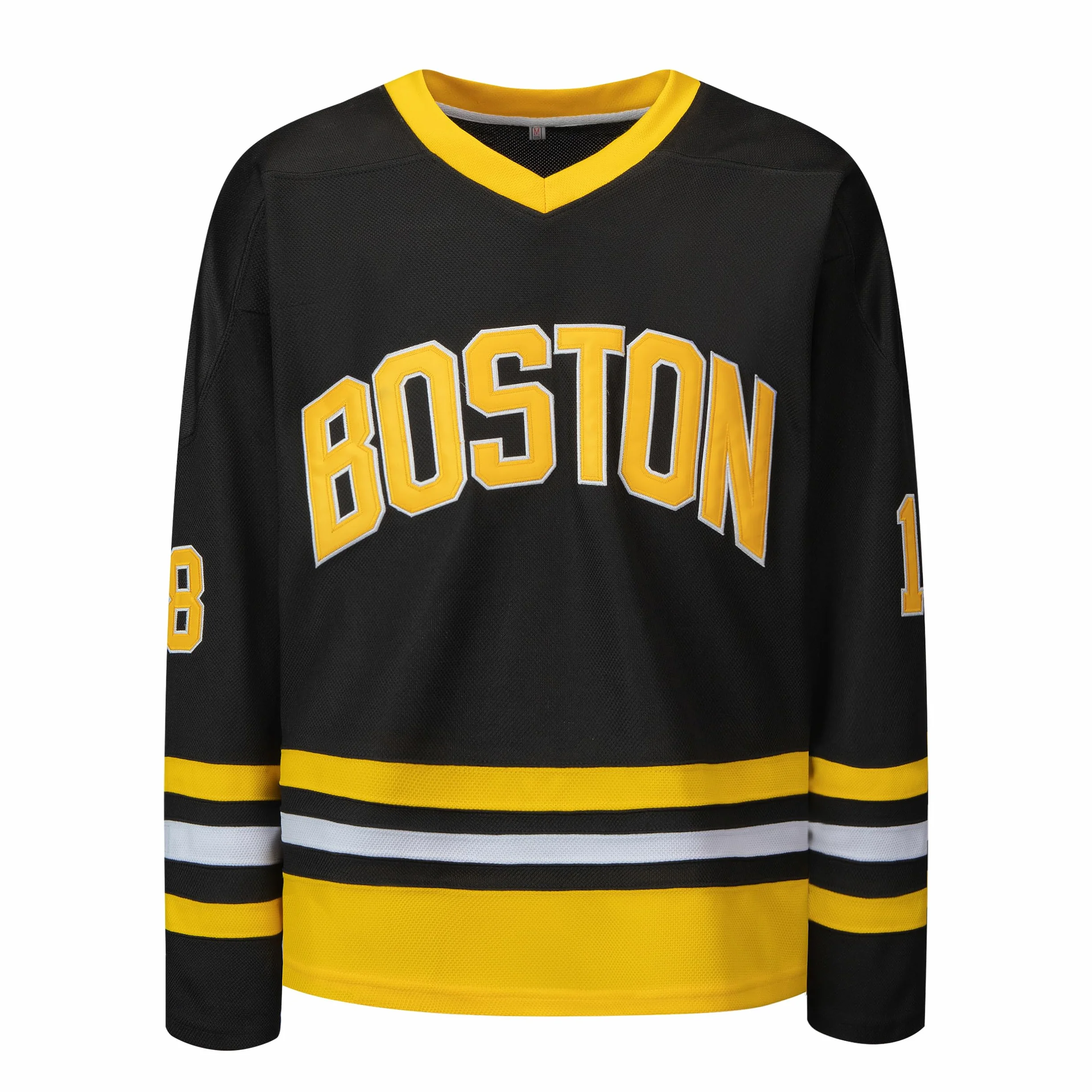 Camiseta de hockey Happy Gilmore para hombre, camiseta de hockey de Boston Adam Sandler de 1996, color negro, tallas S-XXXL