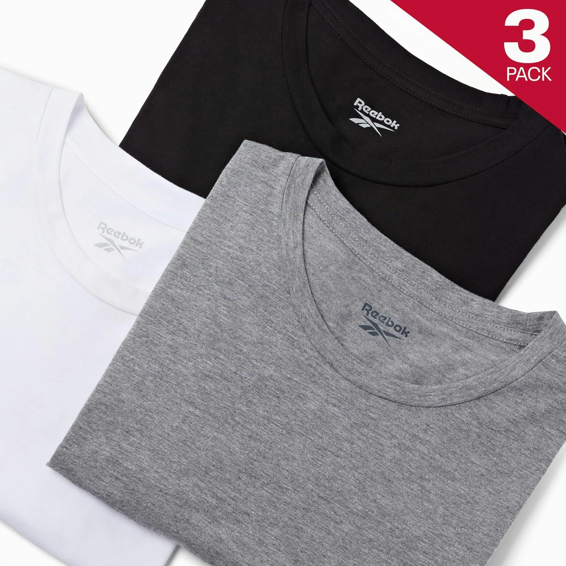 Reebok Santo Camisa Hombre (Pack de 3)