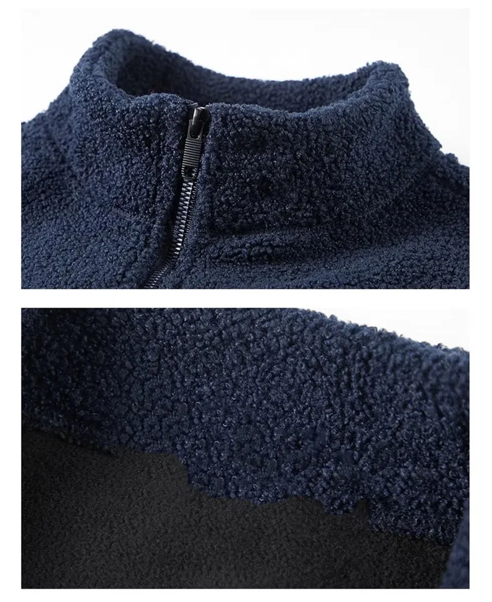 Vogrtcc Chaleco De Lana Doble Para Hombre, Chaqueta Con Capucha, Chaleco Sin Mangas, Chaleco Informal