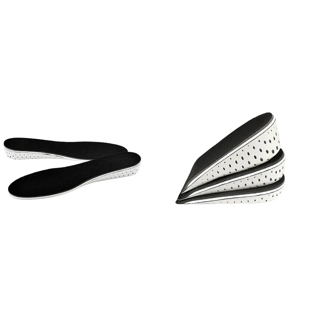 Juego de 10 pares de plantillas de elevación portátiles de repuesto para invierno y otoño, transpirables, absorbentes de sudor, accesorios de elevación de zapatos, completo de 1.3 pulgadas