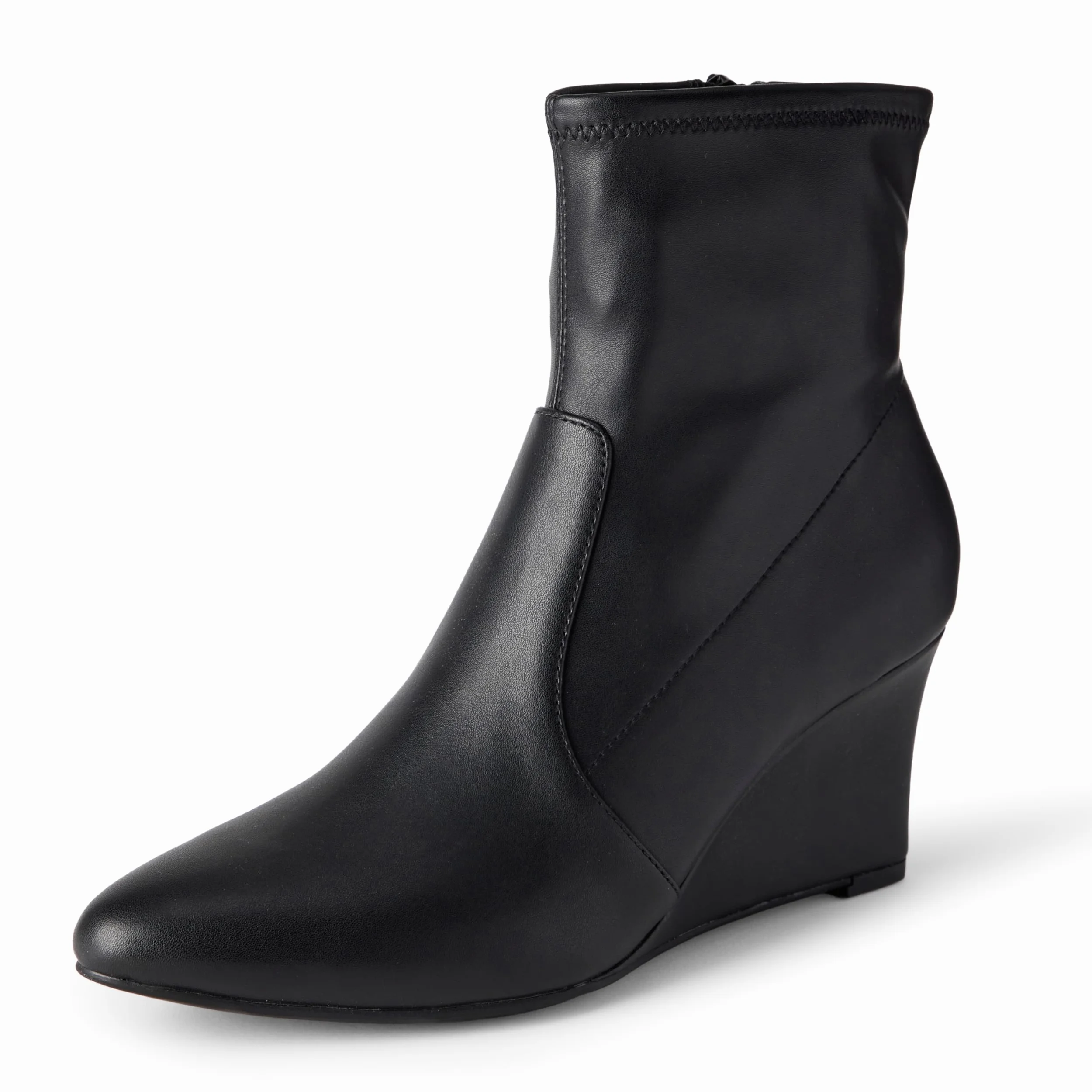 Amazon Essentials Botines de cuña con cremallera para mujer
