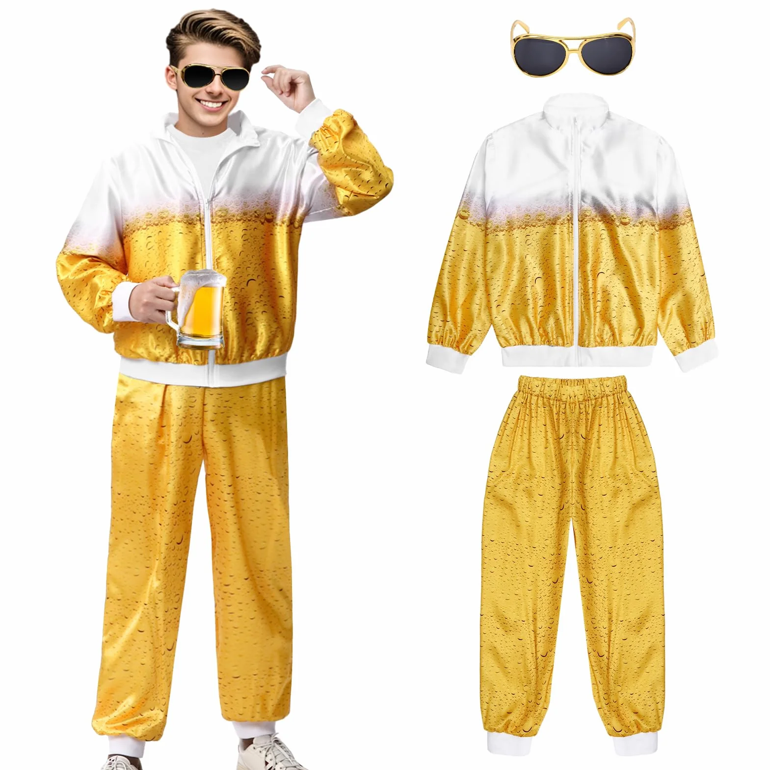 Chándal para Hombre Traje Deportivo de Oktoberfest Cerveza Festival