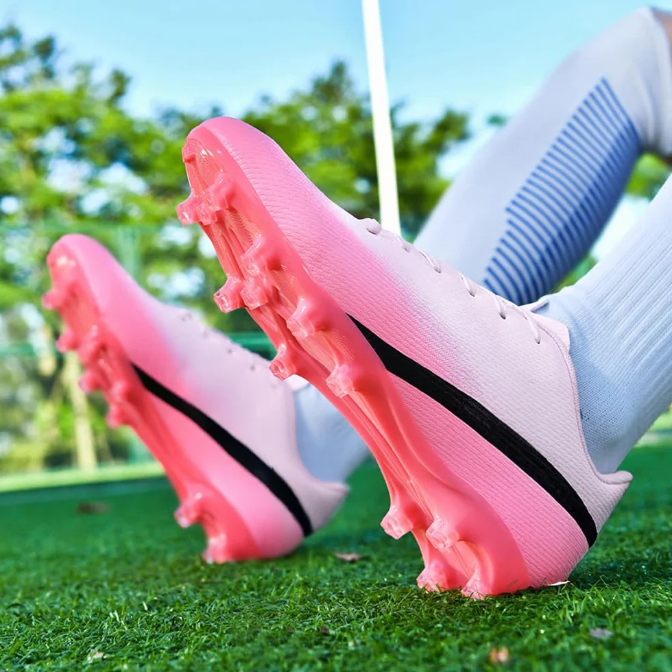 Botas de fútbol para niñas, zapatillas transpirables de competición profesional