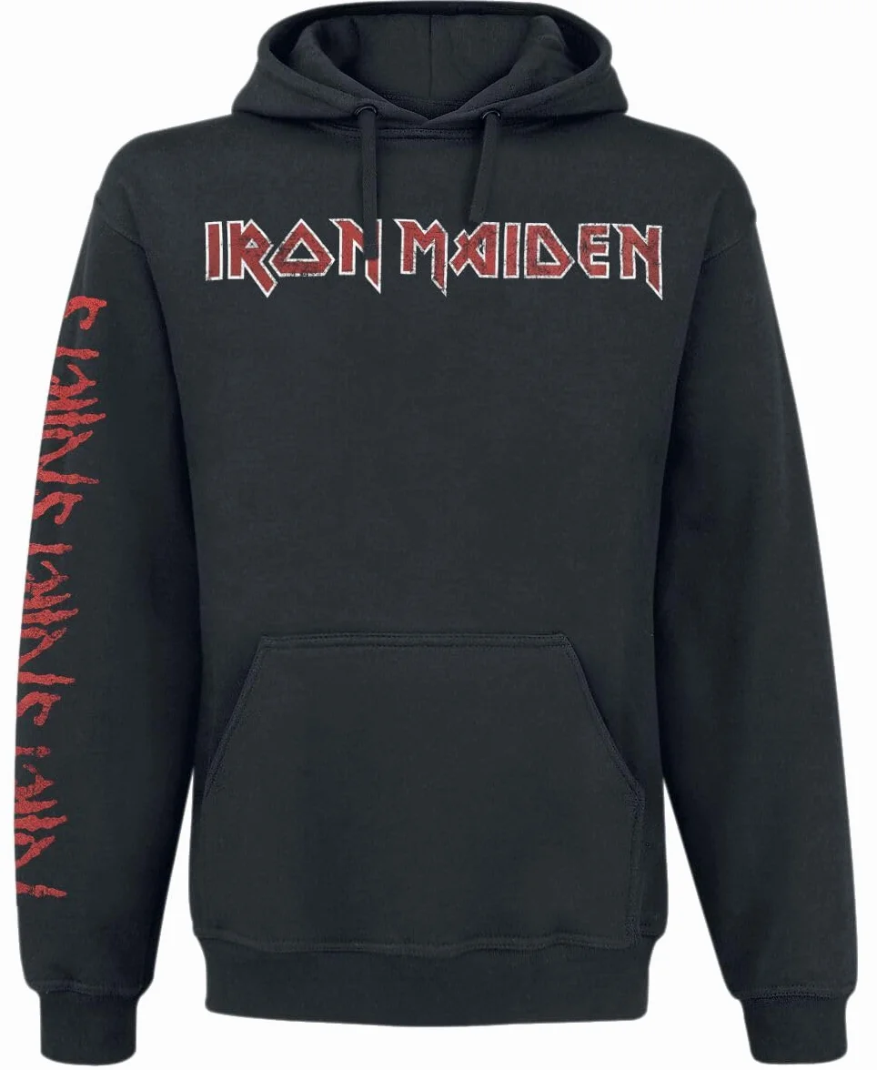 Iron Maiden Killers Storm Hombre Sudadera con Capucha Negro 50% algodón, 50% poliéster Regular