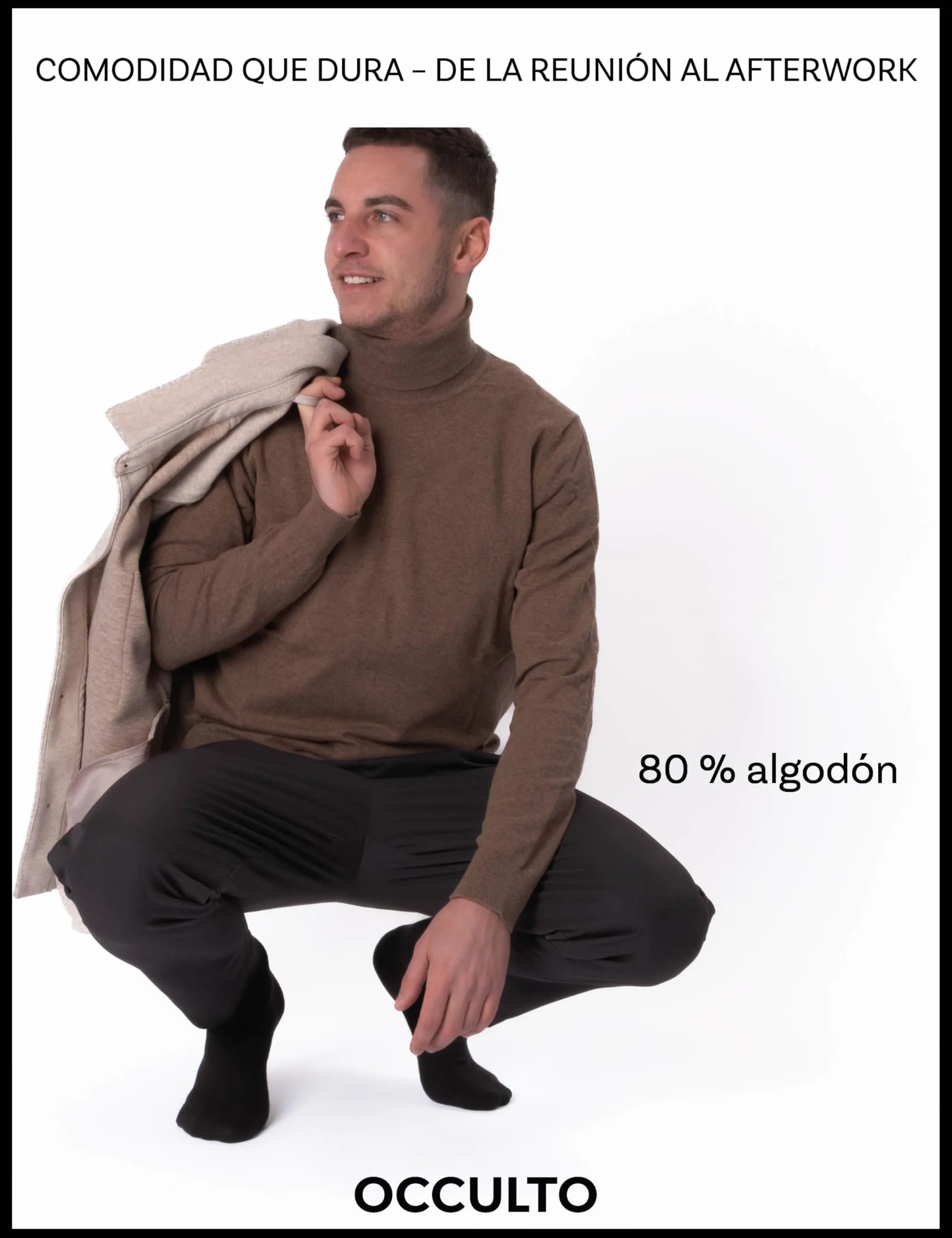 Occulto CALCETINES NEGROS para HOMBRE (10-30 PARES), PACK CALCETINES HOMBRE de ALGODON