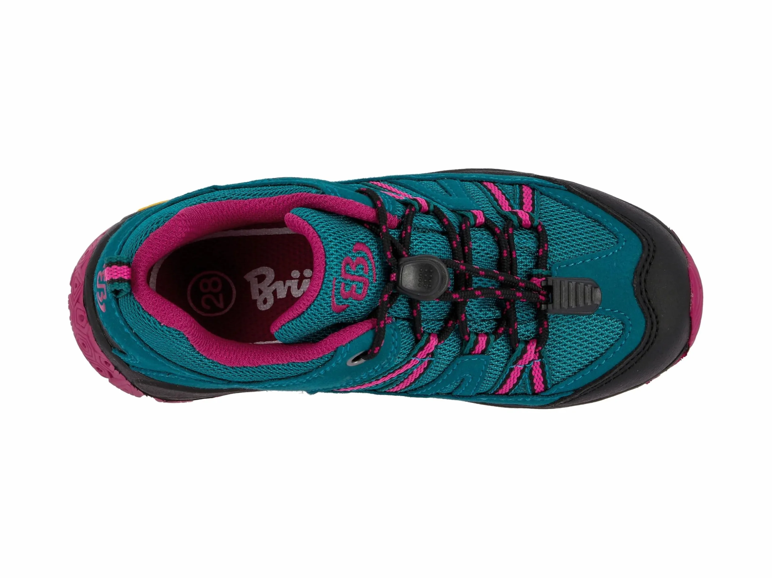 Brütting Zapatillas de Senderismo Unisex para niños Ohio Low Trekking & Senderismo, Turquesa Rosa., 33 EU