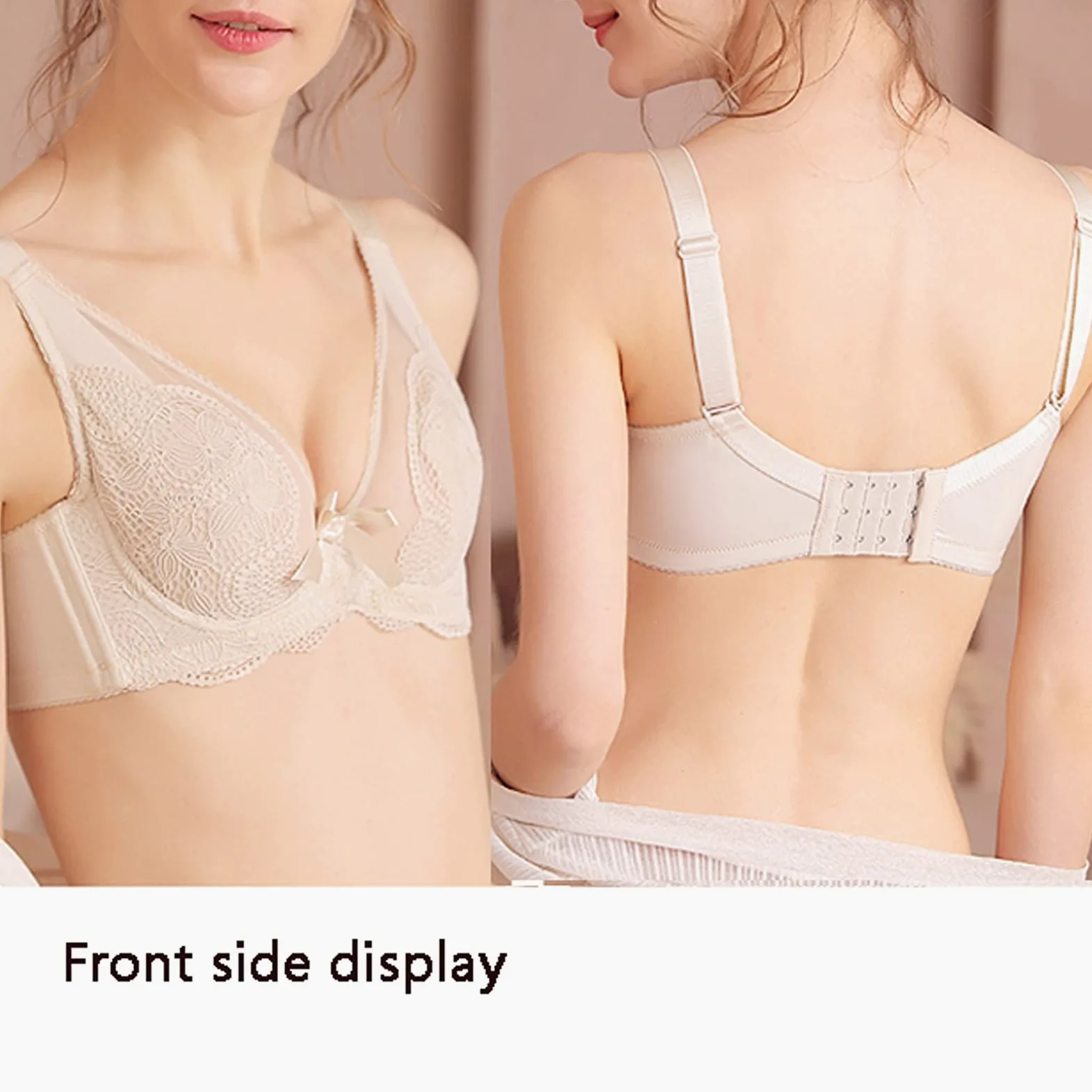 Sujetador de encaje para mujer, tamaño grande, minimiza los sujetadores sexys de cobertura completa, bralette sin acolchado