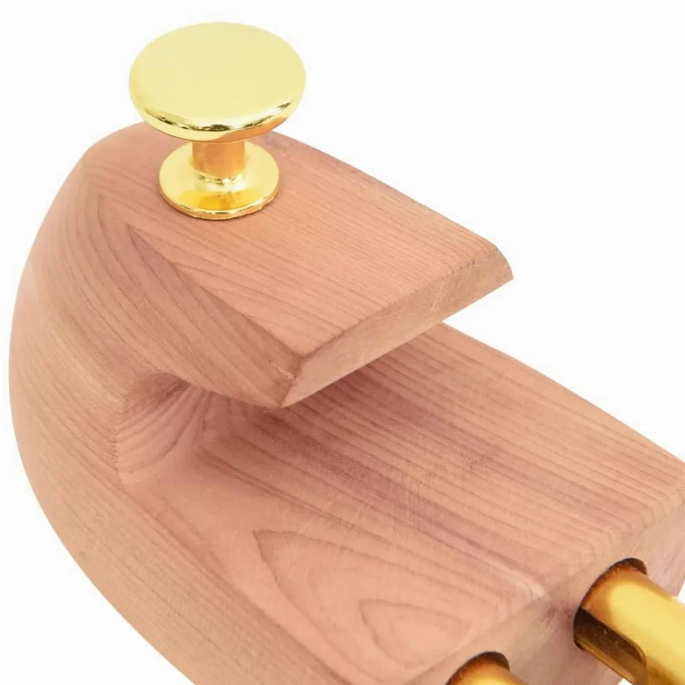 Horma de zapatos de madera de cedro para mujer EU 36-37 con calzador, dilatador para el cuidado del calzado y mantener la forma