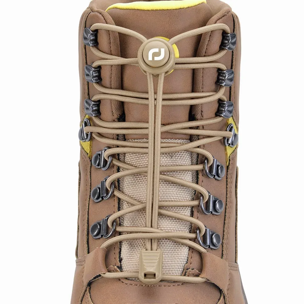 Cordones de zapatos extra largos sin ataduras. Cordones redondos elásticos sin lazos para zapatos de senderismo, botas de trabajo y zapatillas de correr
