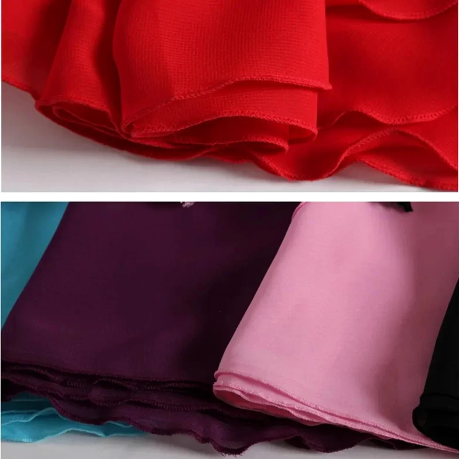 2 uds. Falda de Ballet for mujer, falda envolvente gasa for, baile for práctica Para Mujer