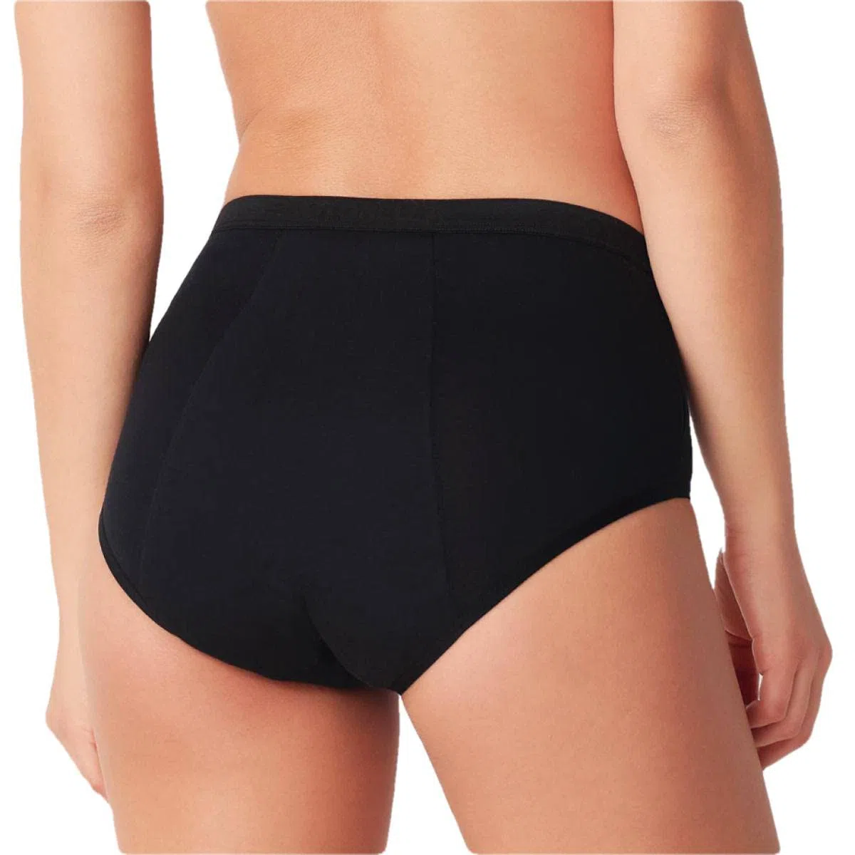 Cotonella 2 Period Panties ADB63 Coulotte de Ciclo Menstrual Flujo Abundante. Bragas Absorbentes Menstruales - Lavable - Periódico - Incontinencia - Menstruación - Mujer Ropa interior Protectora Negro