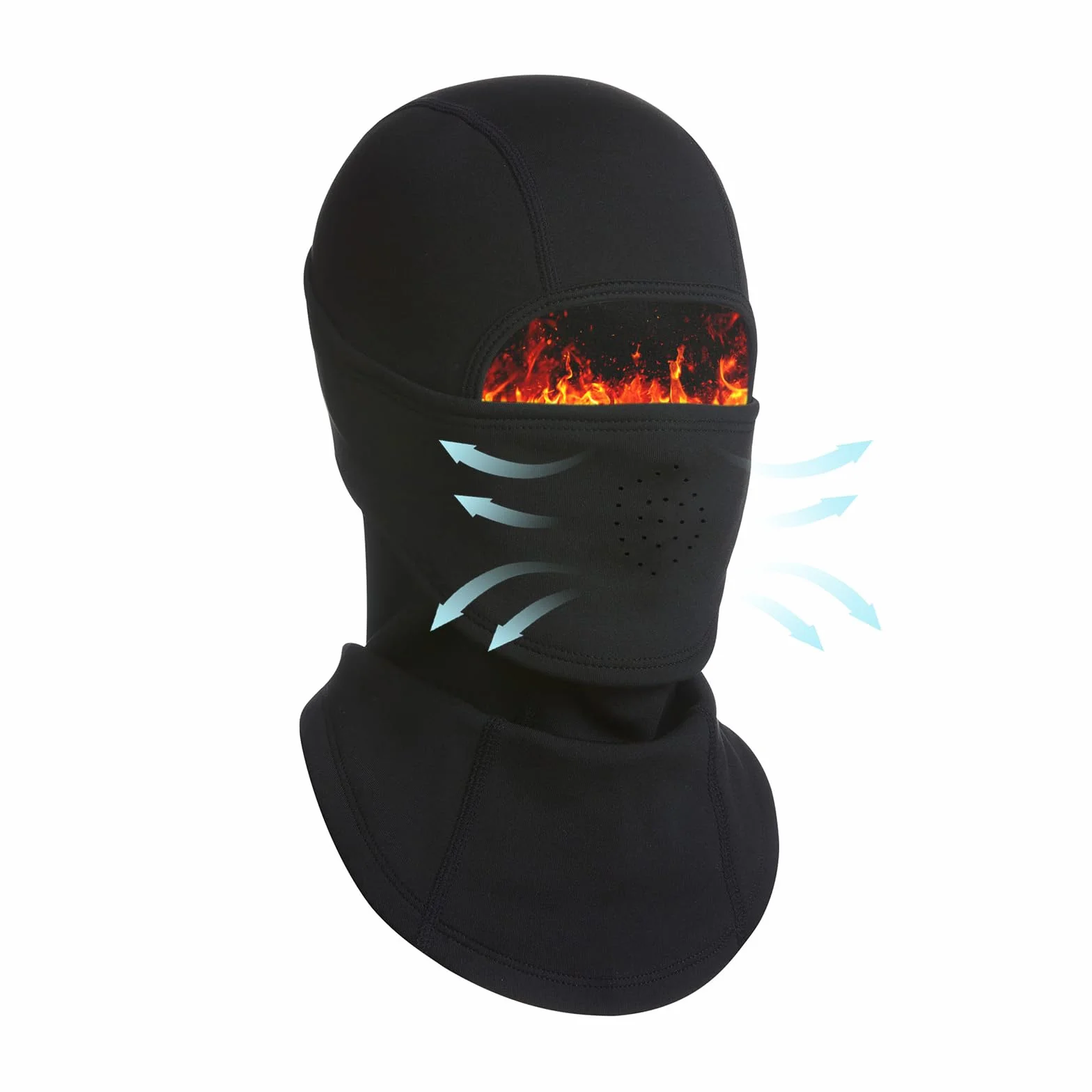 Kids Balaclava Ski Mask Movable Face Mask for Boys Girls Cold Weather Neck Warmer