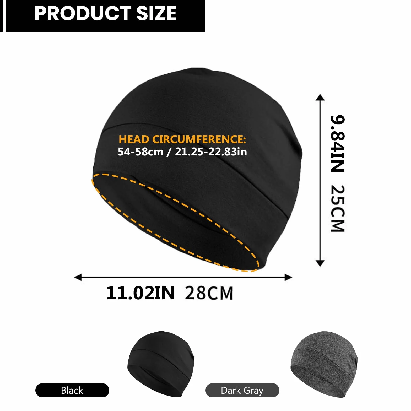 Gorro Transpirable Algodón para Hombre Mujer Running, Casco Bicicleta Moto, Durag Bajo Casco Ciclismo Multifuncional