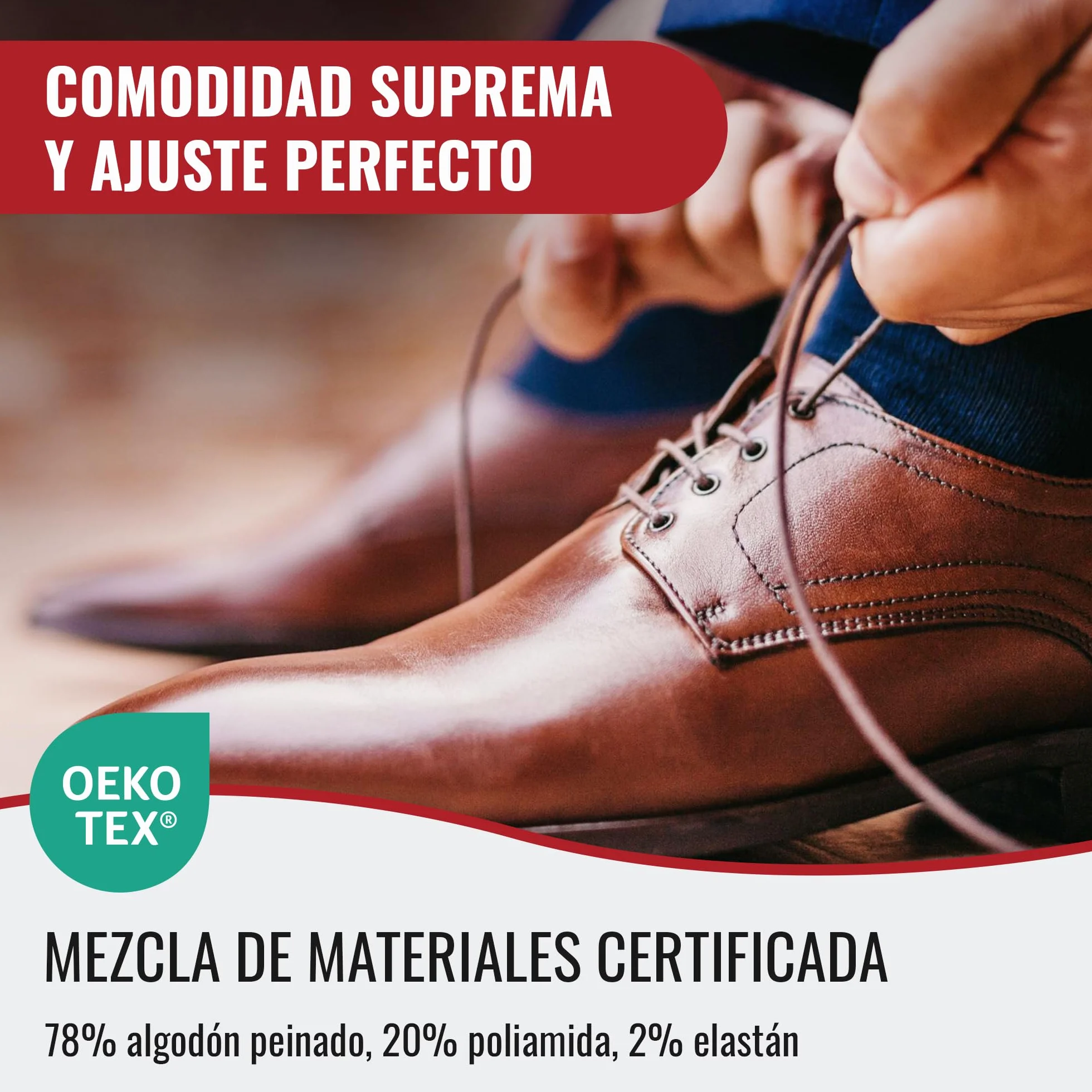 Mat & Vic’s Calcetines Hombre Algodon 100% Sin Costuras – para Hombres y Mujeres – Calcetines Hombre Vestir – Cómodos, Finos y Transpirables – Negro o Multicolora – 5 o 10 Pares
