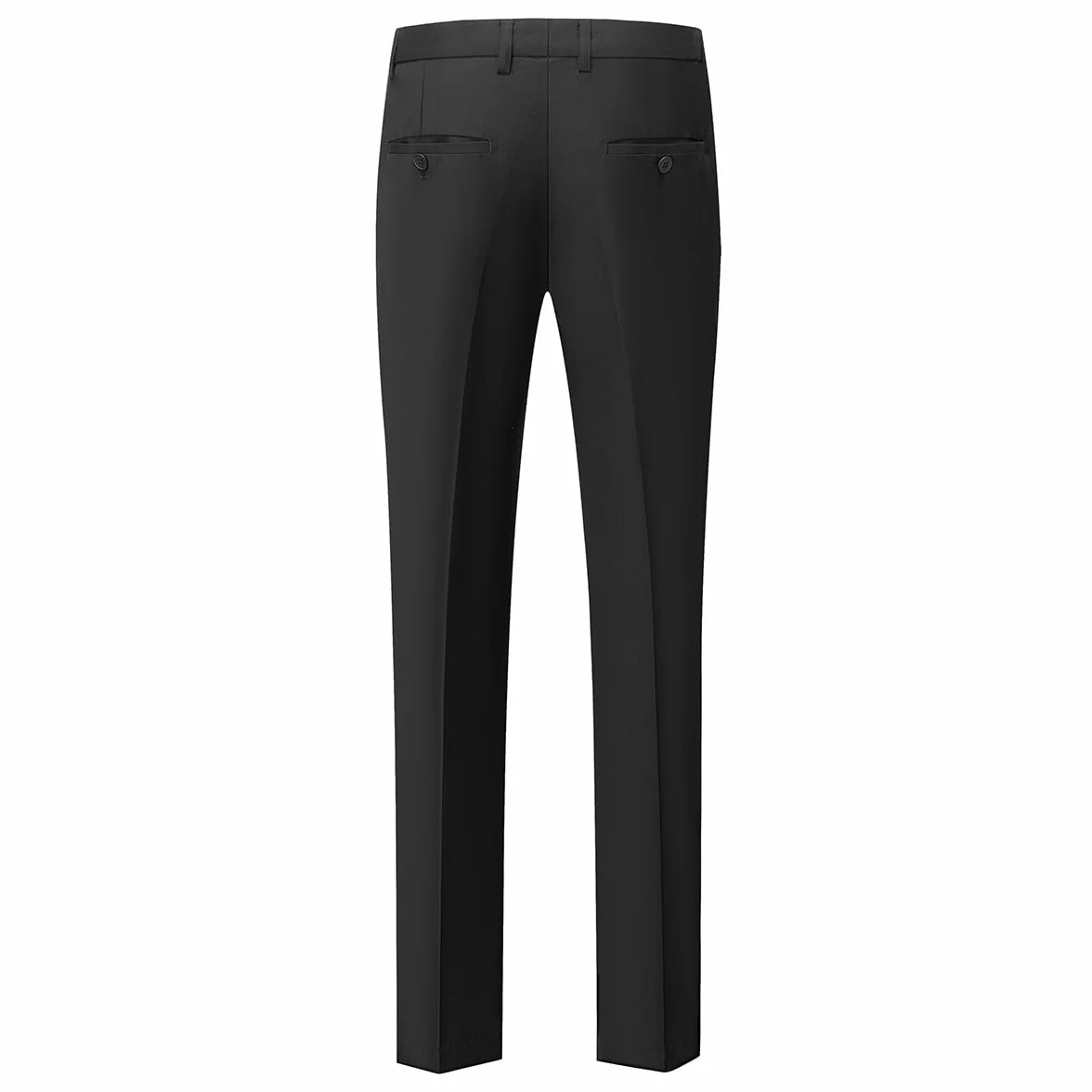 MODFUL Traje de hombre de 3 piezas, corte ajustado, con un botón, chaleco de boda