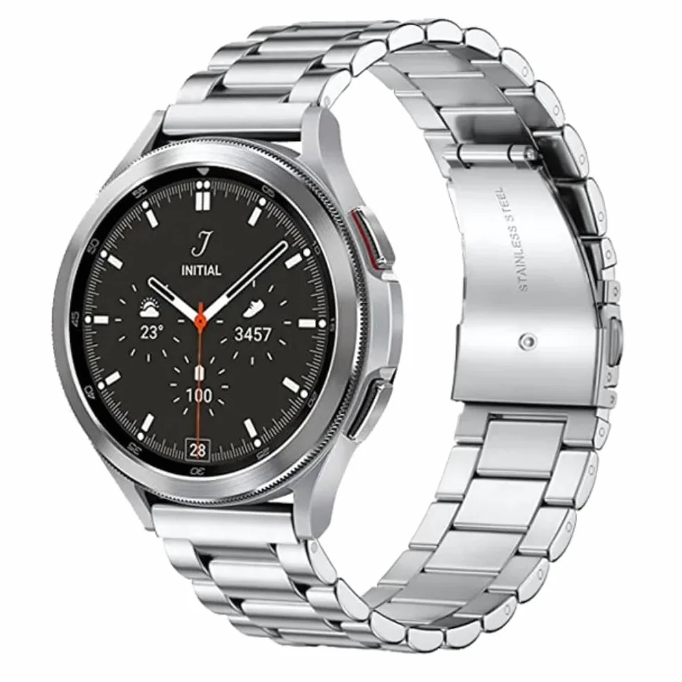 Correa de Reloj Acero Inoxidable Metal Correa Pulsera de Metal 18mm 20mm 21mm 22mm 24mm con Liberación Rápida Correa inteligente Para Hombres y Mujeres
