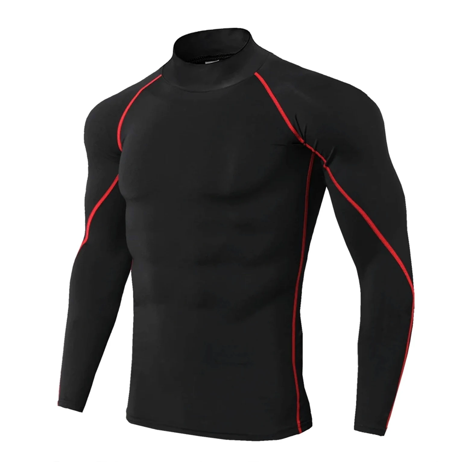 Camisetas de compresión for Hombre, Camisa Manga Larga for Correr, Secado rápido, Camisetas Interiores Entrenamiento for Culturismo y Gimnasio