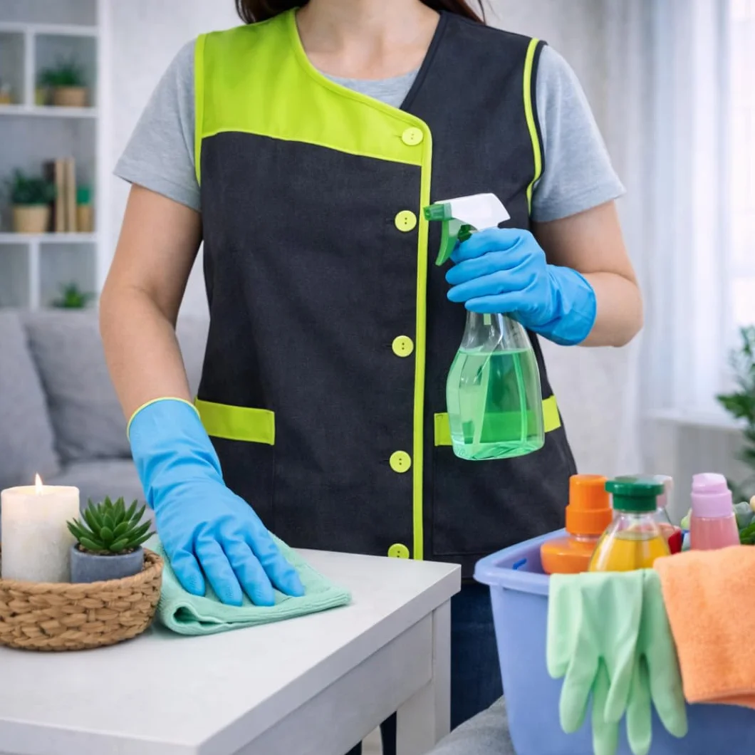 Uniforme limpieza mujer - Delantal mujer - Bata limpieza mujer