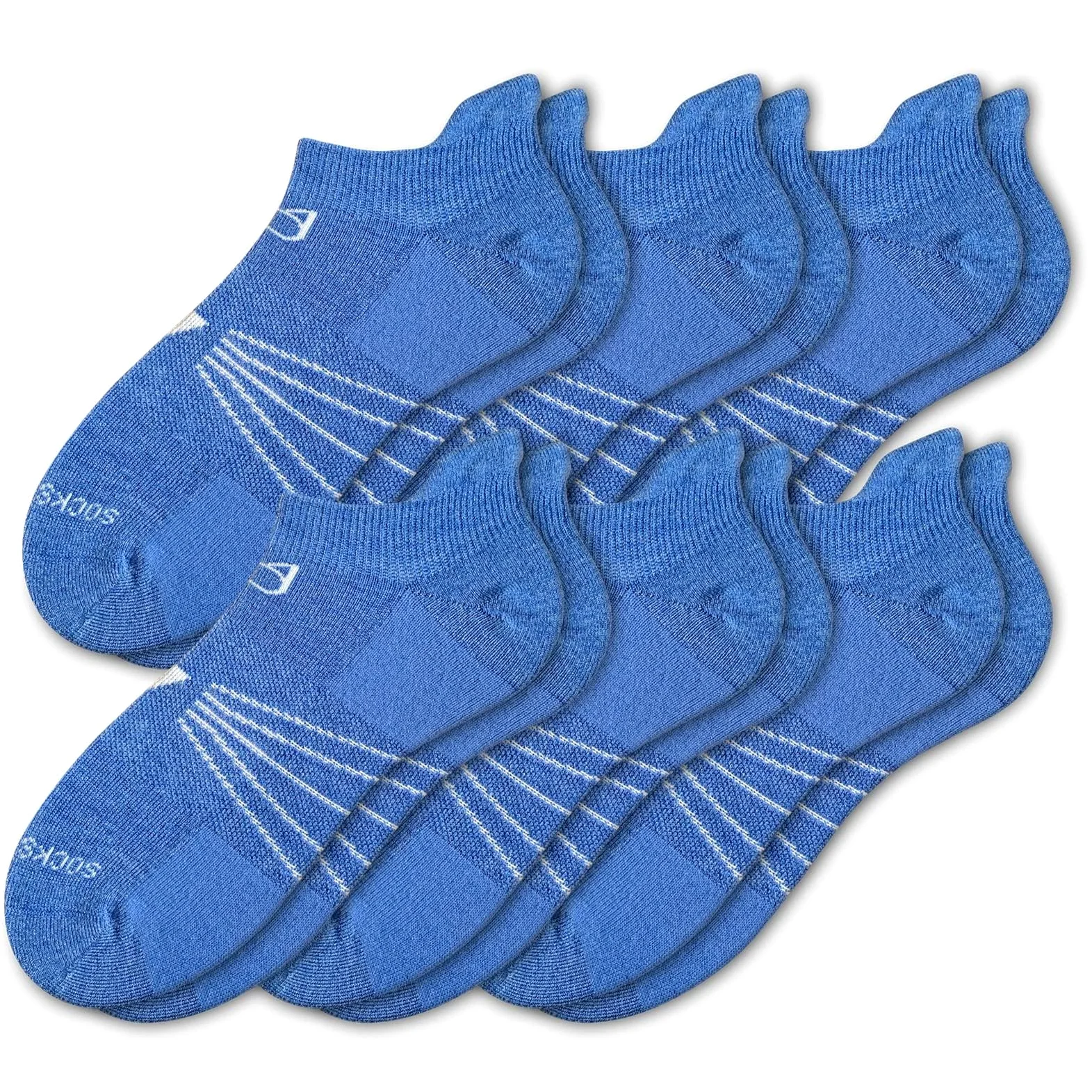 Socks Daze Paquete de 3/6 calcetines deportivos de lana merino para hombre y mujer, para correr, suaves, gruesos, para caminar, senderismo ligero