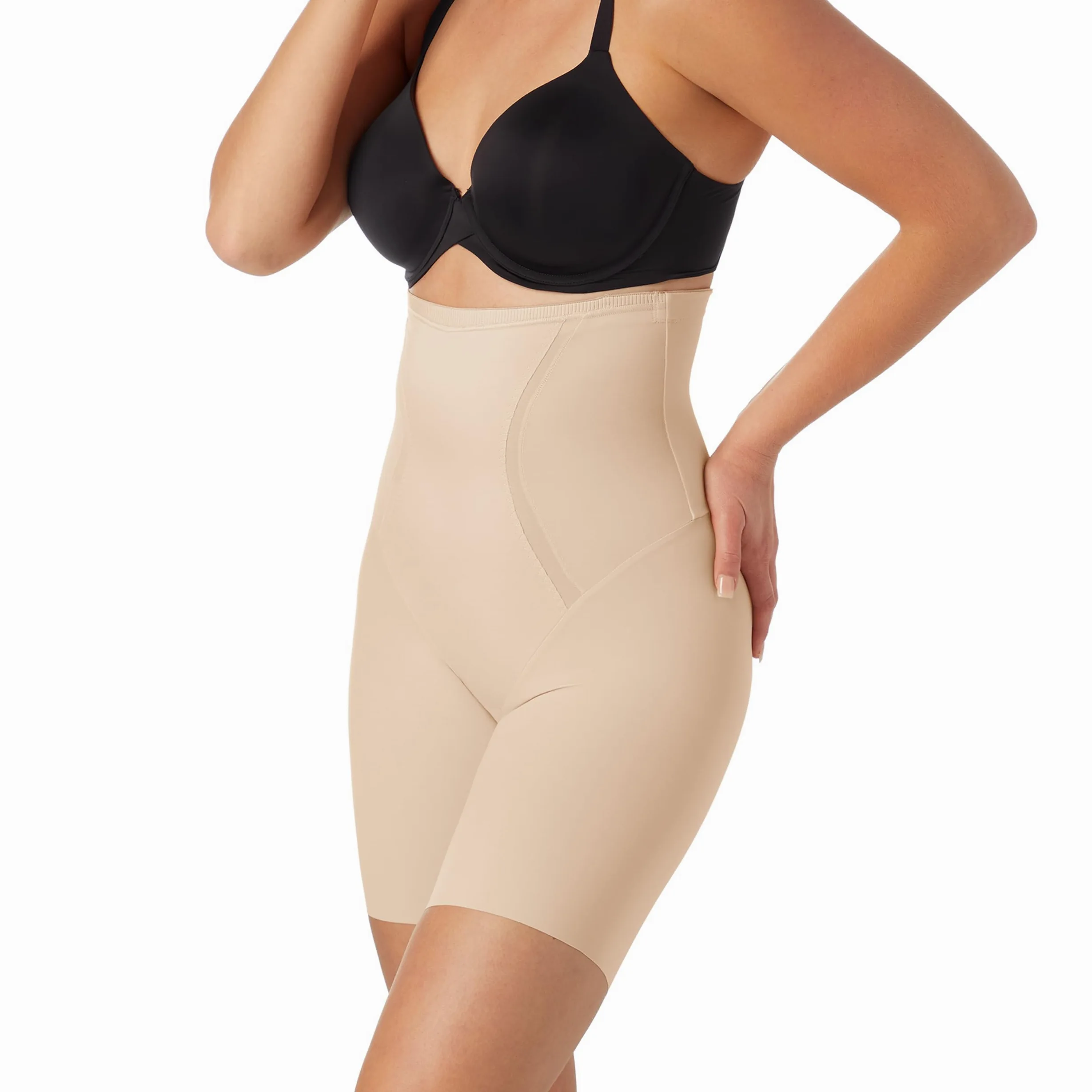 Maidenform Firm Foundations - Hi-Waist Thigh Slimmer modeladores de Muslo Mujer (Pack de 1)