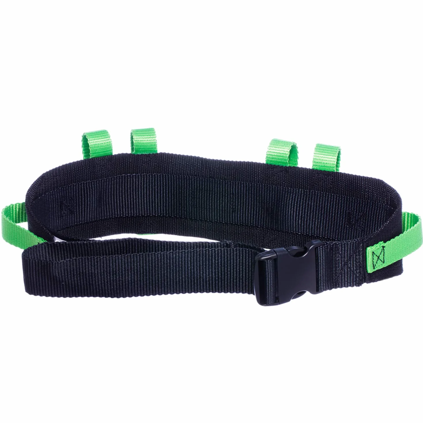 Cow&Cow - Cinturón de transferencia y caminata con hebilla de liberación rápida (6 manijas), 132,08 cm, Verde