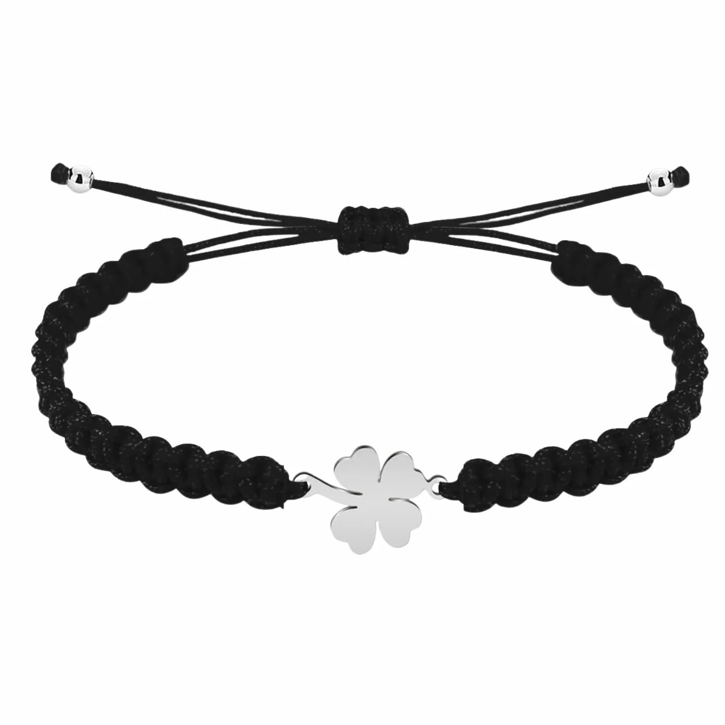 Pulsera Hilo Destino Acero Inoxidable Amuleto Proteccion Suerte Contra Mal de Ojo Mujer Hombre