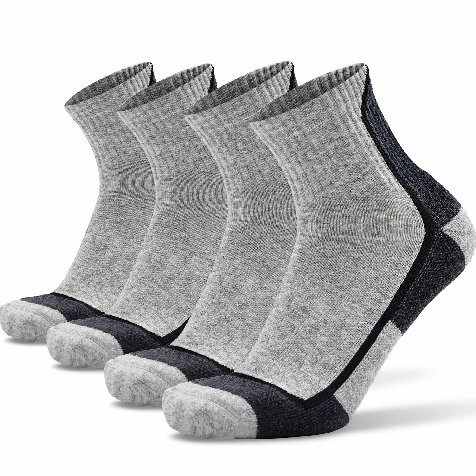 Socks Daze Calcetines tobilleros de mezcla de lana merina para correr y senderismo, para hombres y mujeres, atléticos, acolchados, calcetines de baloncesto