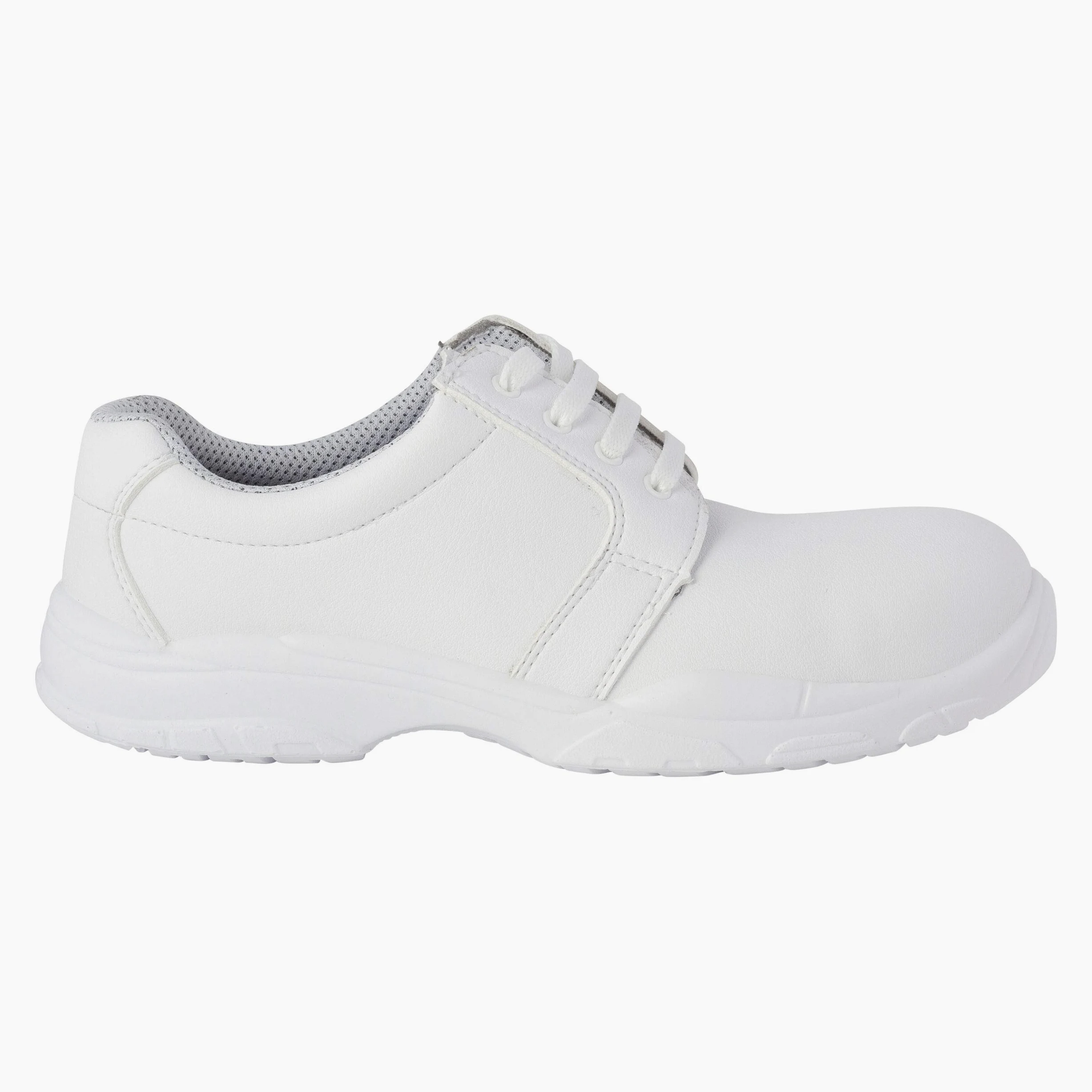 REPOSA Work - Zapatos de Trabajo Hombre y Mujer con Puntera de Seguridad, Zapatos Sanitarios Mujer Cerrados con Cordones, Zapatos Sanitarios y Cocina Cómodos, Antideslizantes, Antishock, Antiestáticos