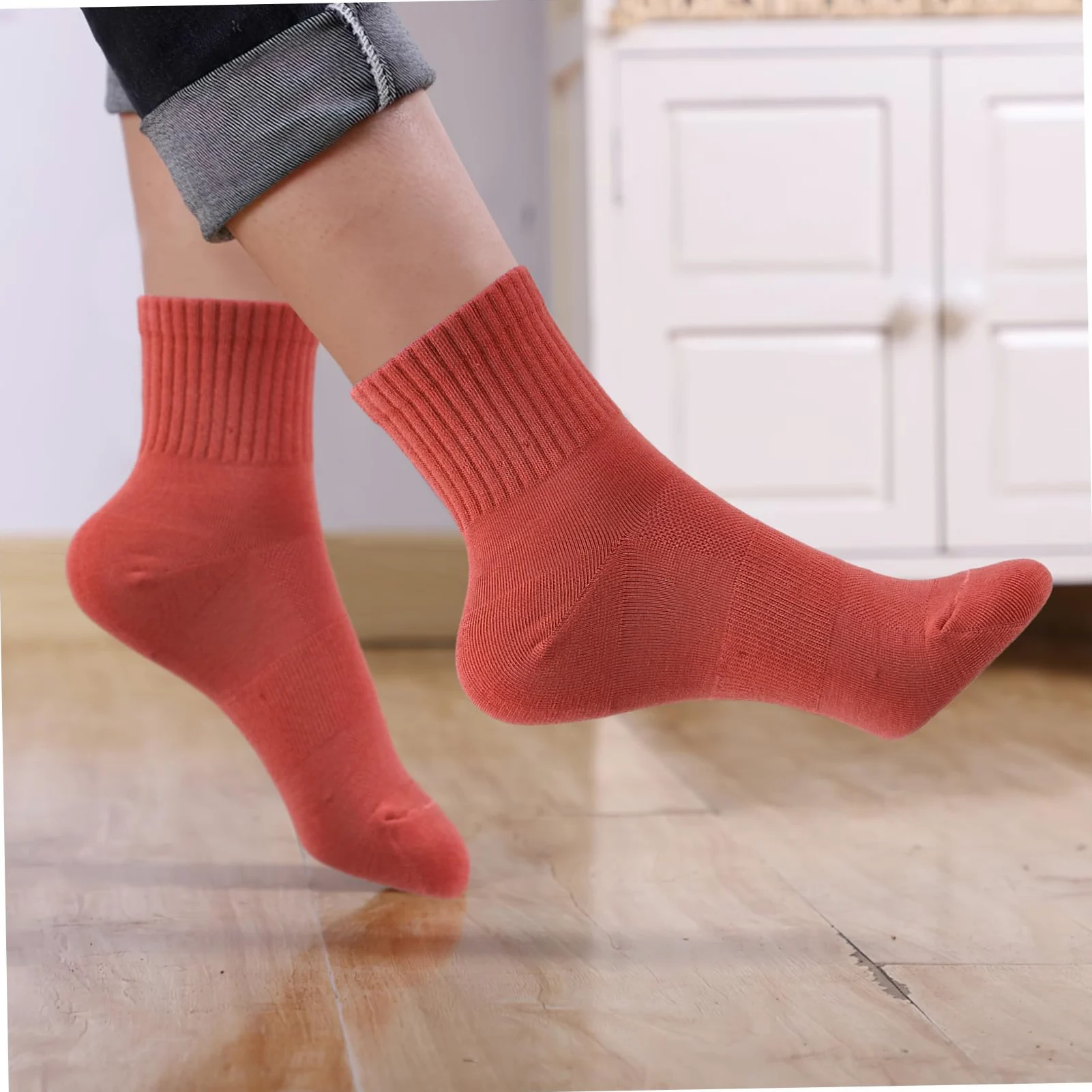 10 pares Calcetines Mujer Algodón Tobillo Transpirables Suaves para Deporte y Uso Diario