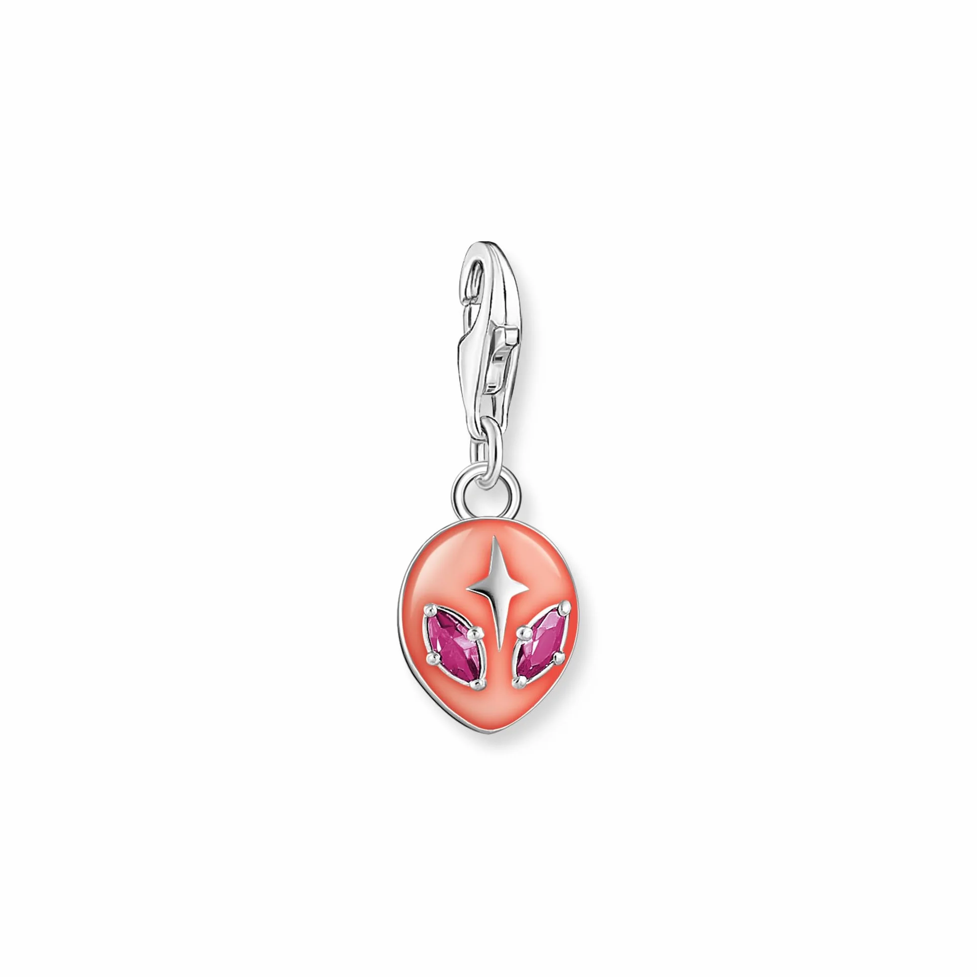 THOMAS SABO Colgante de plata para mujer con esmalte y piedra de color