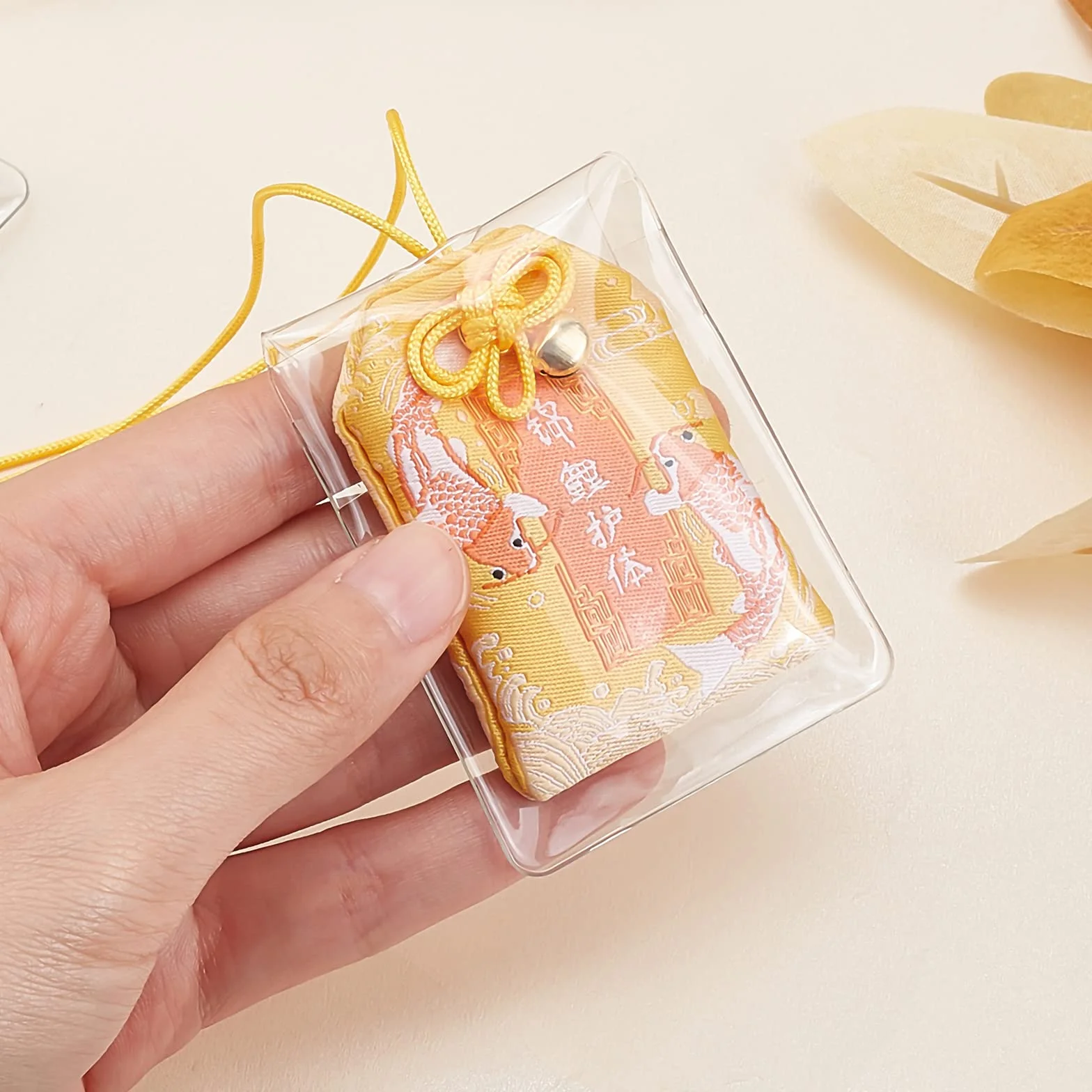 WEBEEDY Japonés Omamori Amuleto Colgantes Bolsita