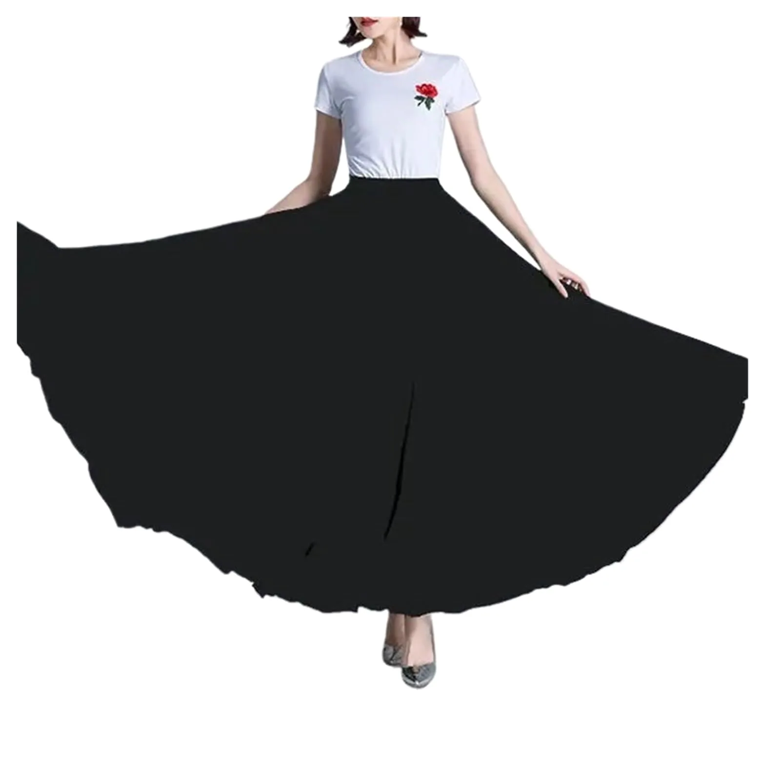 Falda De Gasa 360/540/720 Grados For Ballet, Danza Del Vientre, Faldas Largas For Mujer, Ropa Práctica For Bailarinas, Baile Surtida