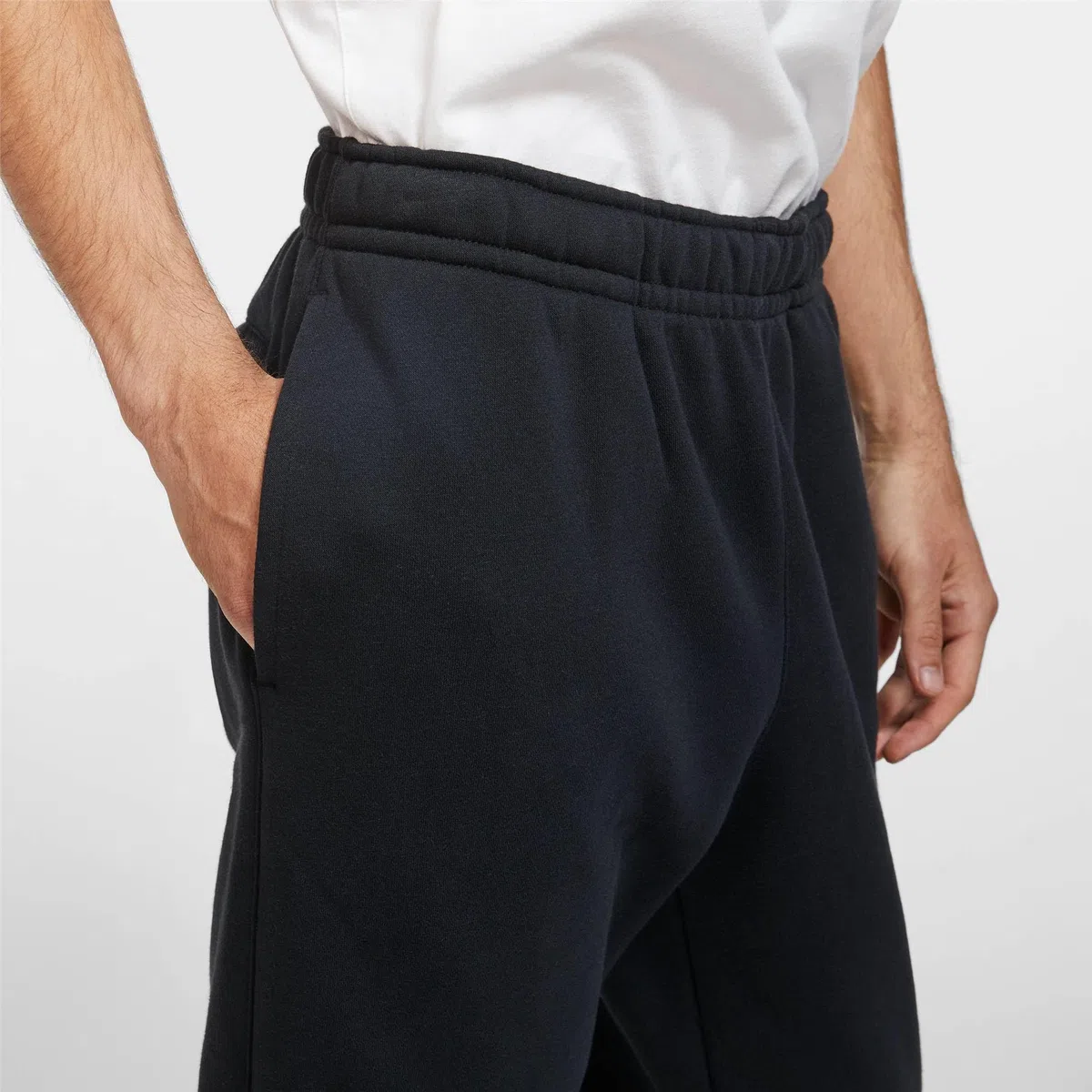 NIKE Nsw Club Jggr Bb, Pantalones Deportivos Hombre, Negro (Black/Black/White), XL