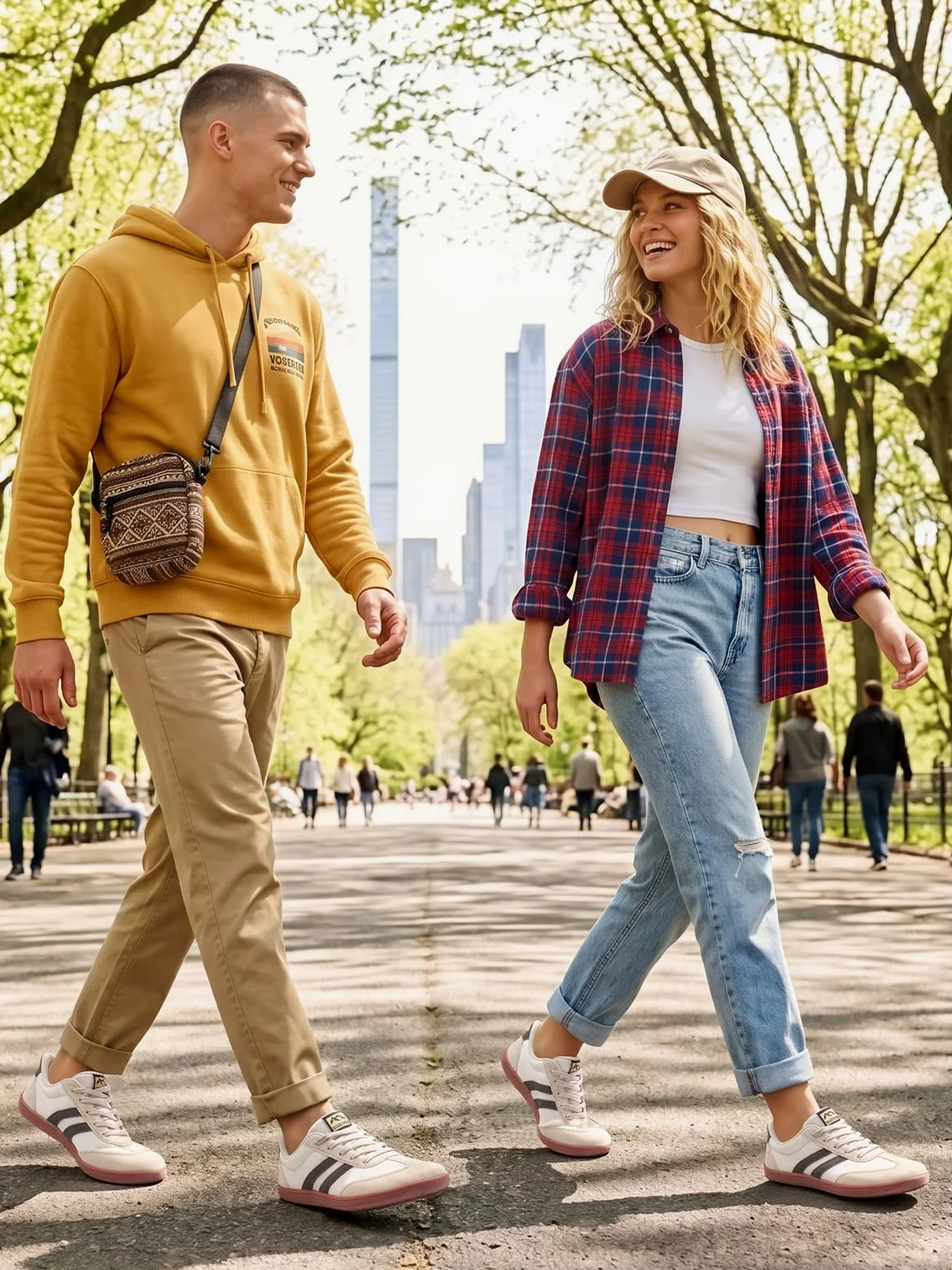 Sosenfer Zapatos descalzos para hombre y mujer, con puntera ancha, retro | Material exterior transpirable, ligero y flexible, suela antideslizante, cómodas zapatillas retro para uso diario y ocio