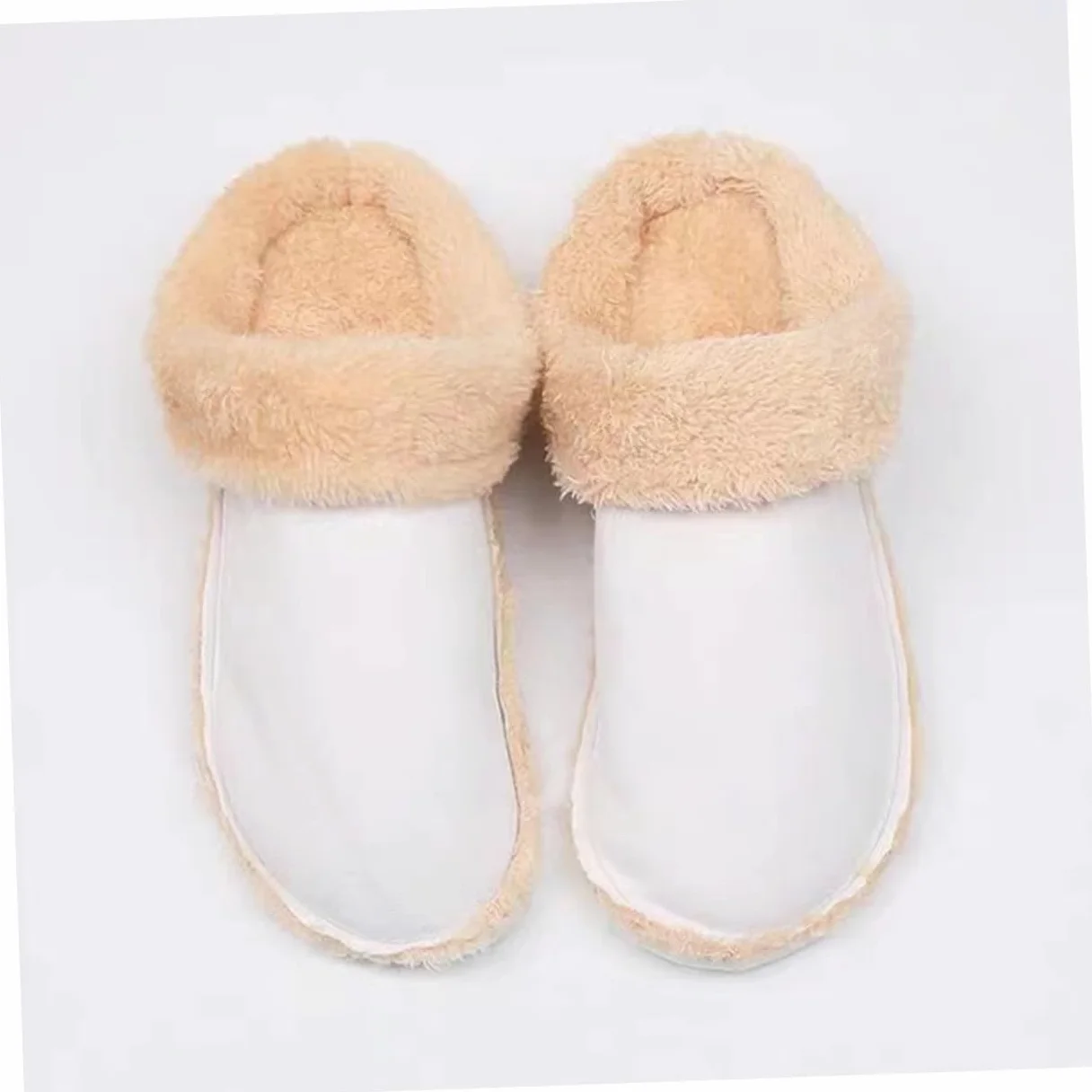 4pares Plantillas De Invierno Fluffy Inserciones Calientes y Desmontables Para Zuecos Aislantes y Cómodas Para Hombres y Mujeres Calzado De Invierno