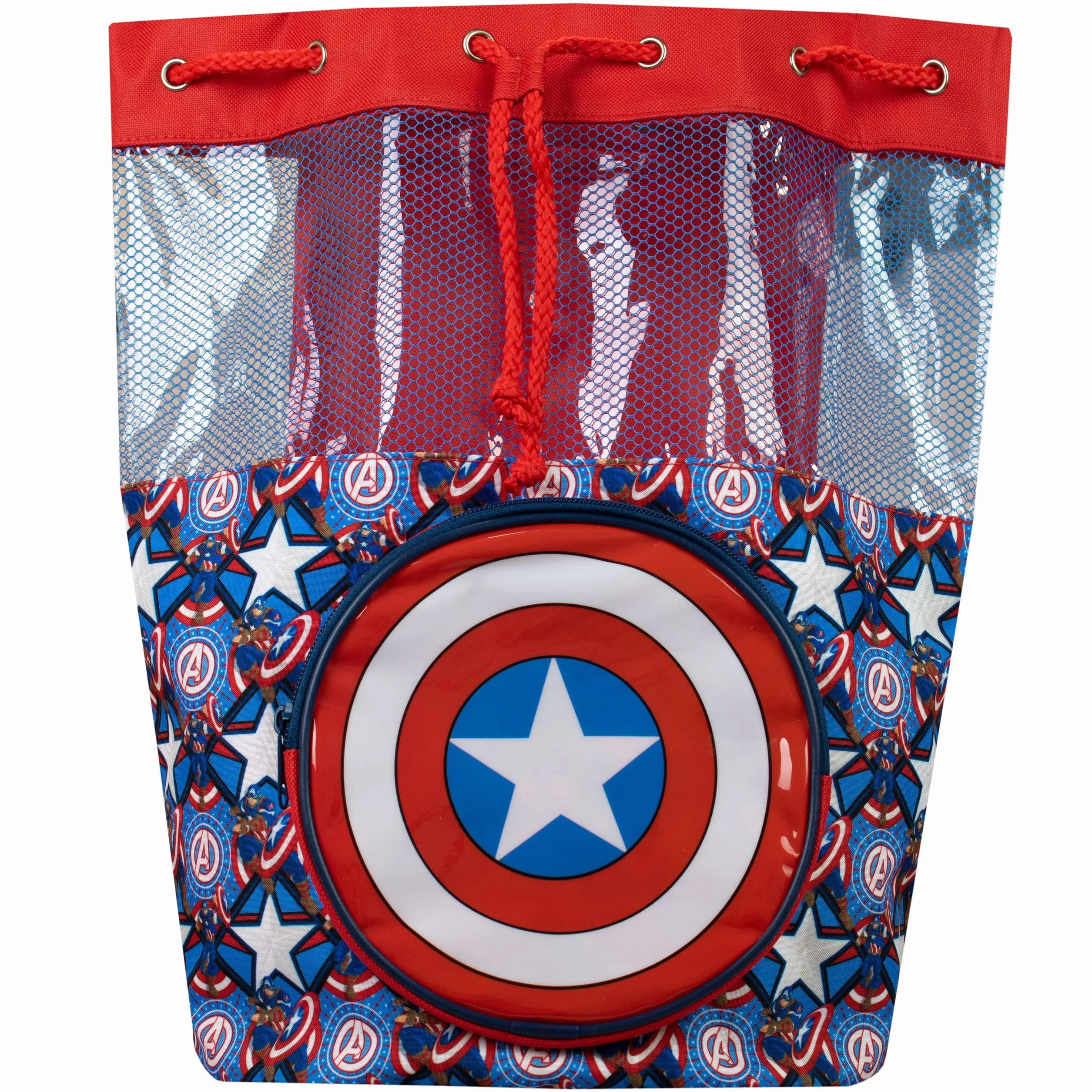 Marvel Bolsa de Natación para Niños Capitán América
