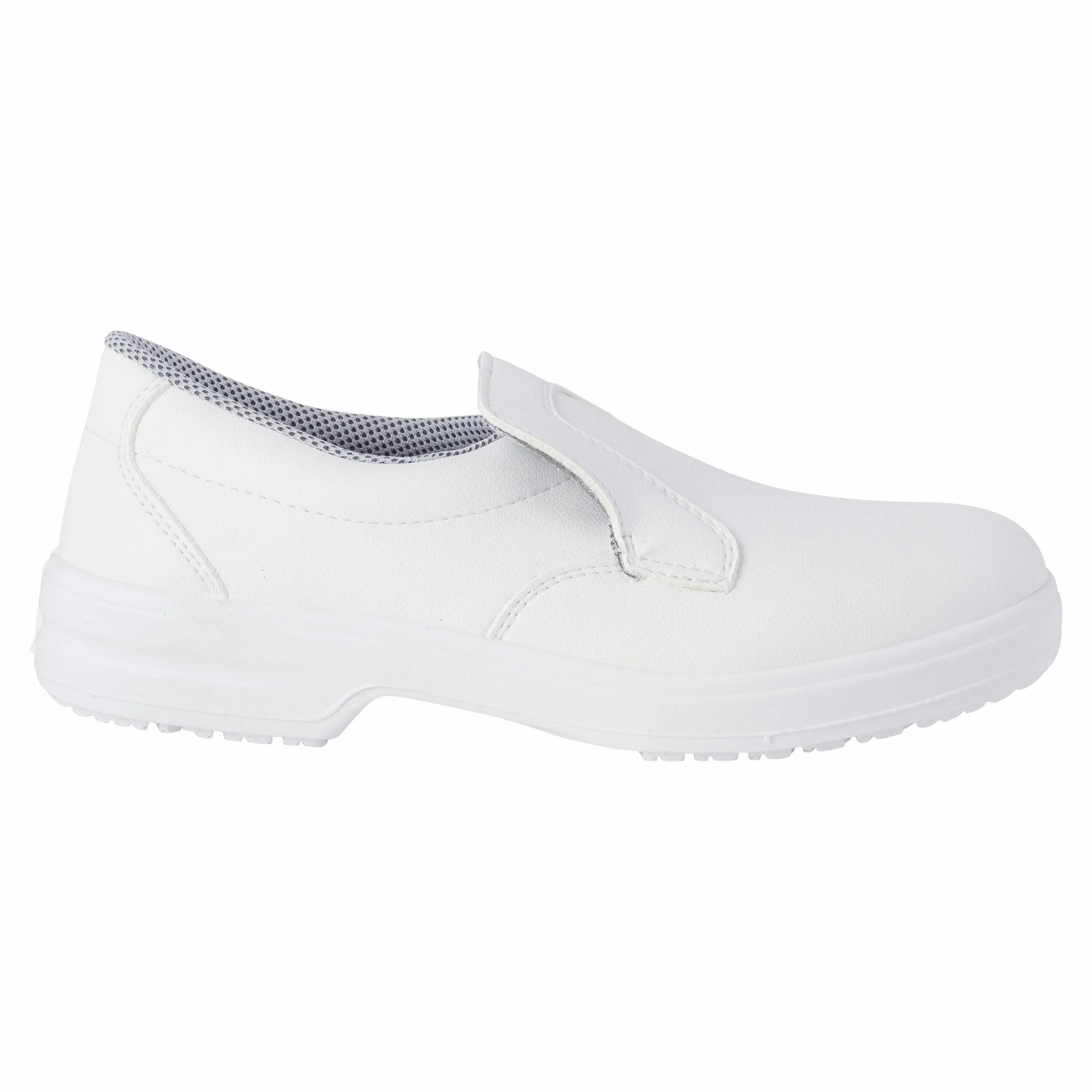 REPOSA Nurse - Zapatos Sanitarios Mujer y Hombre en Microfibra, Zapatos de Trabajo Enfermería y Cocina, Cerrados sin Cordones - Zapatillas Antideslizantes Mujer Antishock, Antiestáticas, Transpirables