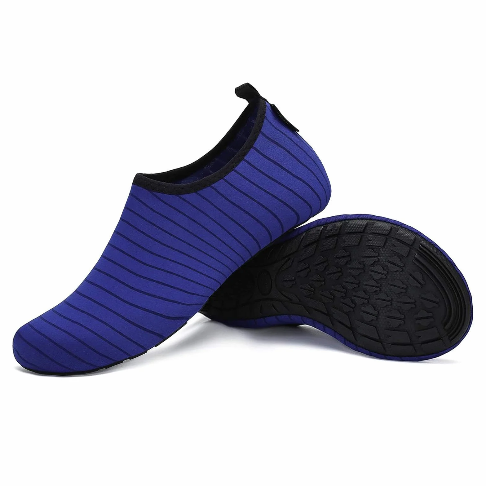 SAGUARO Escarpines Hombre Zapatillas de Agua Secado Rápido Antideslizantes Calzado Natación Surf Acuáticas Azul Marino Gr. 40/41 EU