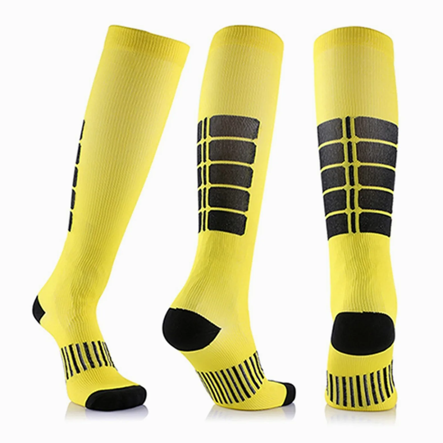 Calcetines de compresión Equipo de Ciclismo for Hombres Calcetines Deportivos Mujer Ciclismo Medias Fútbol Correr Calcetines de Baloncesto Rodilla Calcetines Deportivos de Alta Calcetines