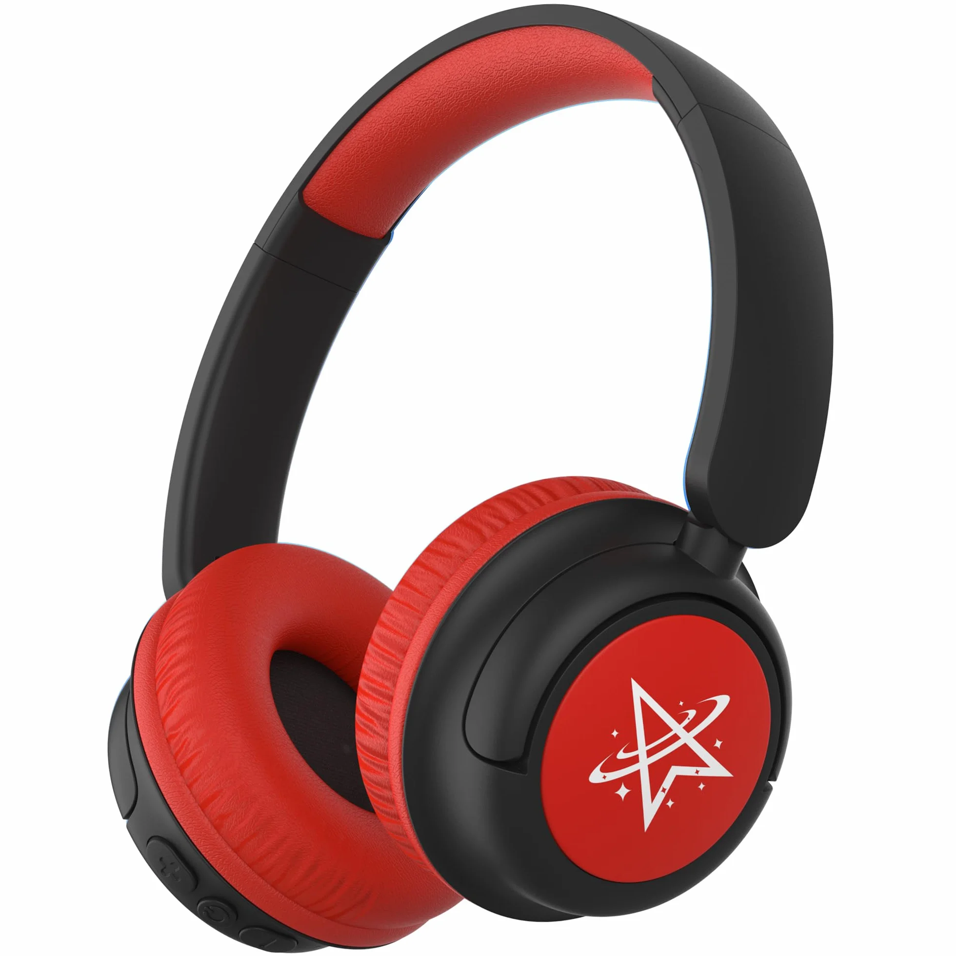 iClever Auriculares Bluetooth para niños, batería de 60 horas, 74/85 dBA, limitación de volumen, sonido estéreo, tipo C, Bluetooth 5.4, auriculares inalámbricos para niños con micrófono para
