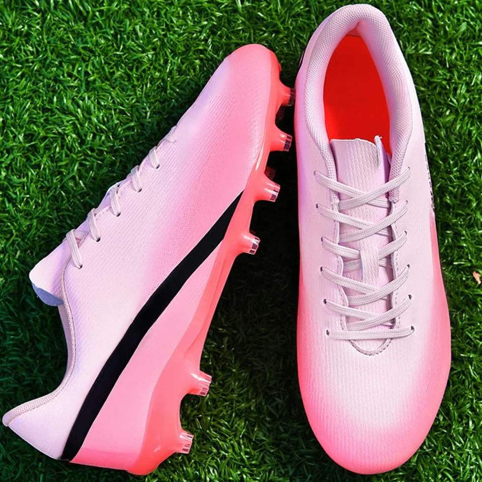 Botas de fútbol para niñas, zapatillas transpirables de competición profesional