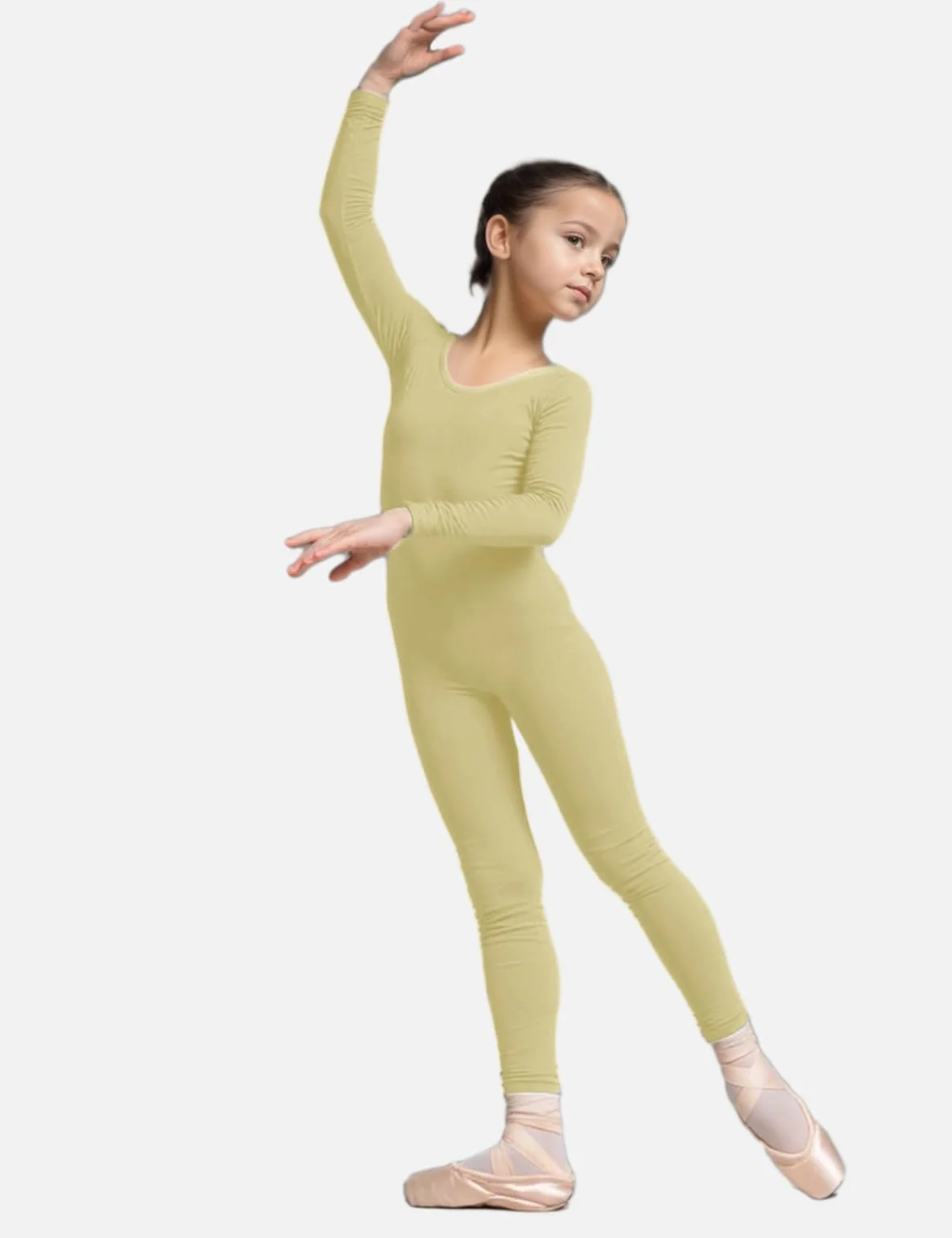 Wildarms Body de manga larga para niñas leotardo completo ballet gimnasia