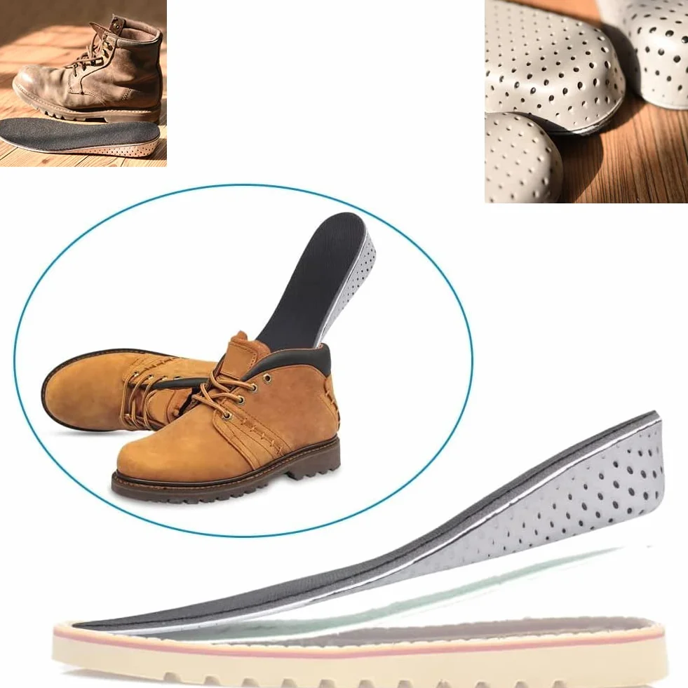 Plantillas de Aumento de Altura 3cm Espuma Memoria EU 35-43 Invisible